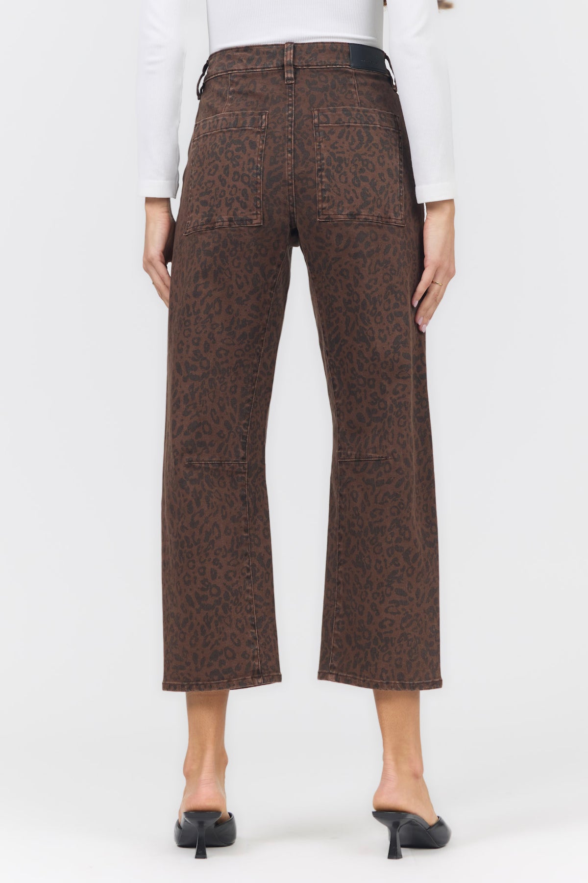 LASSO JEAN BROWN LEOPARD — Dear John Denim