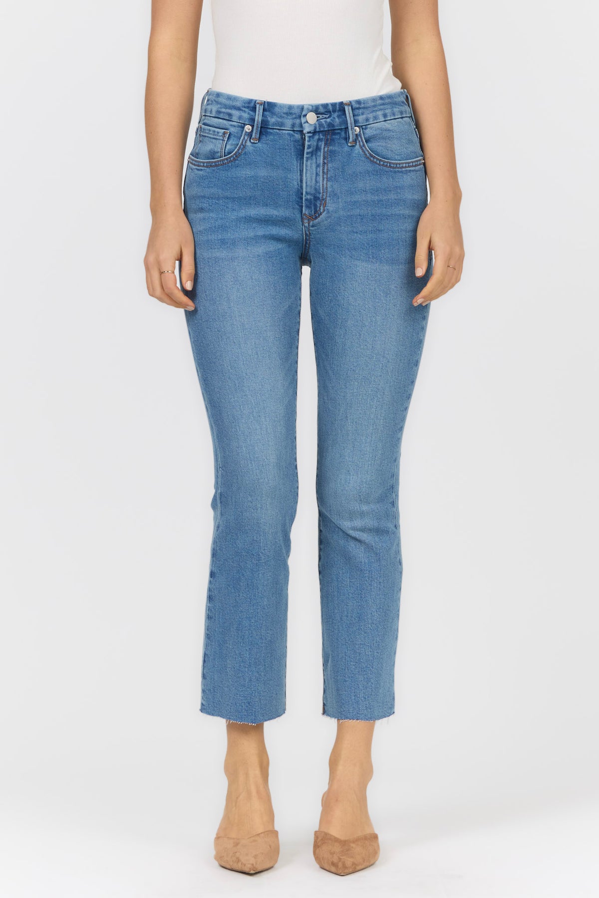 JEANNE FLARE JEAN BLUE — Dear John Denim