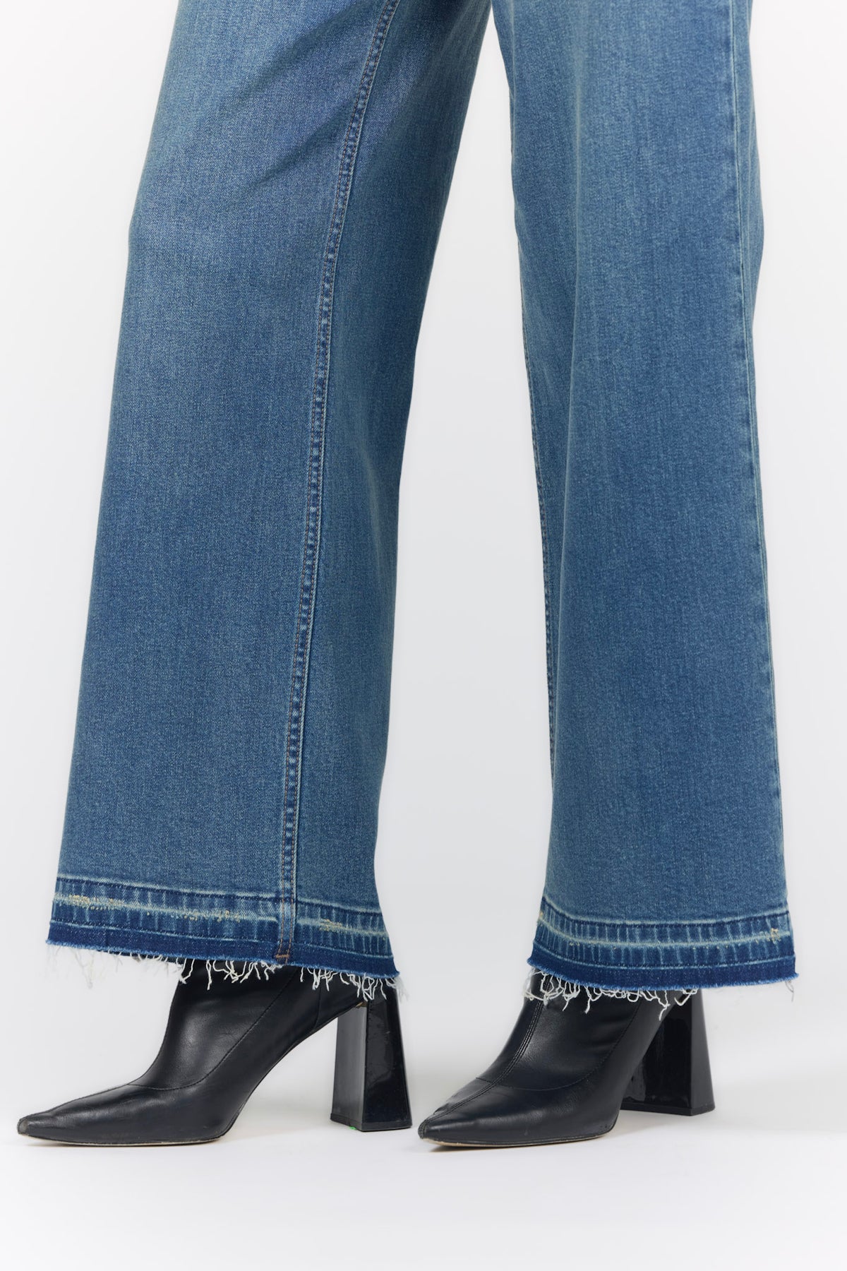 AUDREY WIDE LEG JEAN MOON GLOW — Dear John Denim