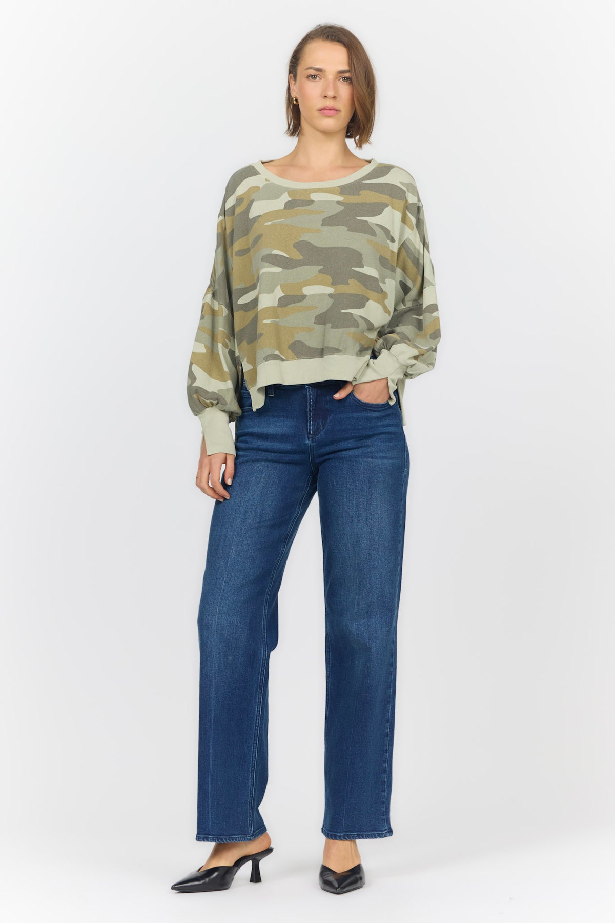 TRENTON SWEATER RIVIERA CAMO — Dear John Denim