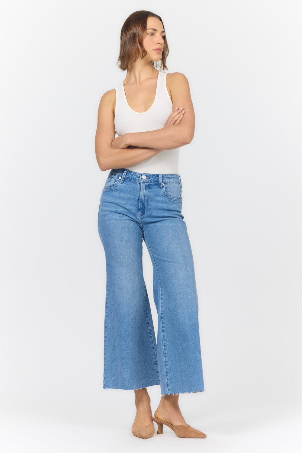 BOWIE WIDE LEG JEAN POETRY