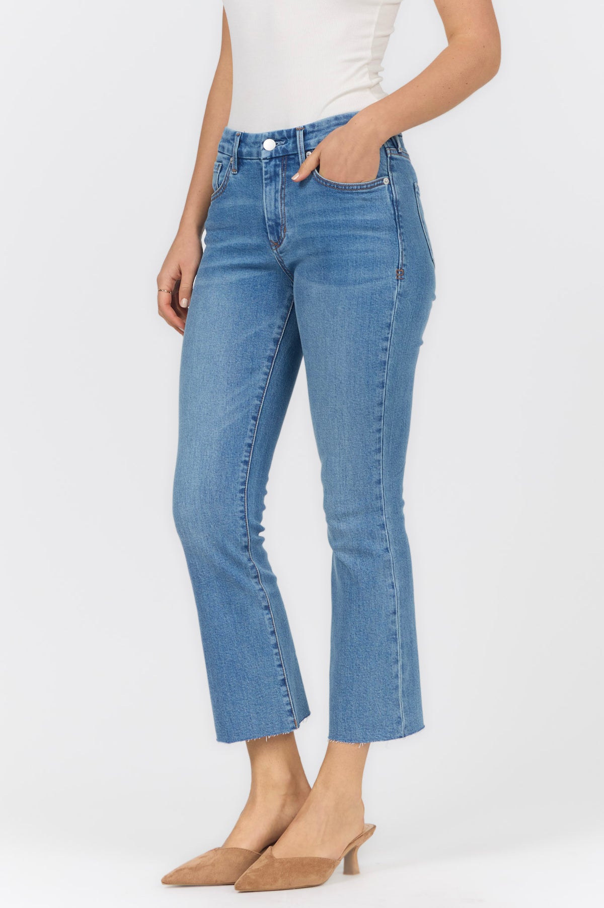 JEANNE FLARE JEAN BLUE — Dear John Denim