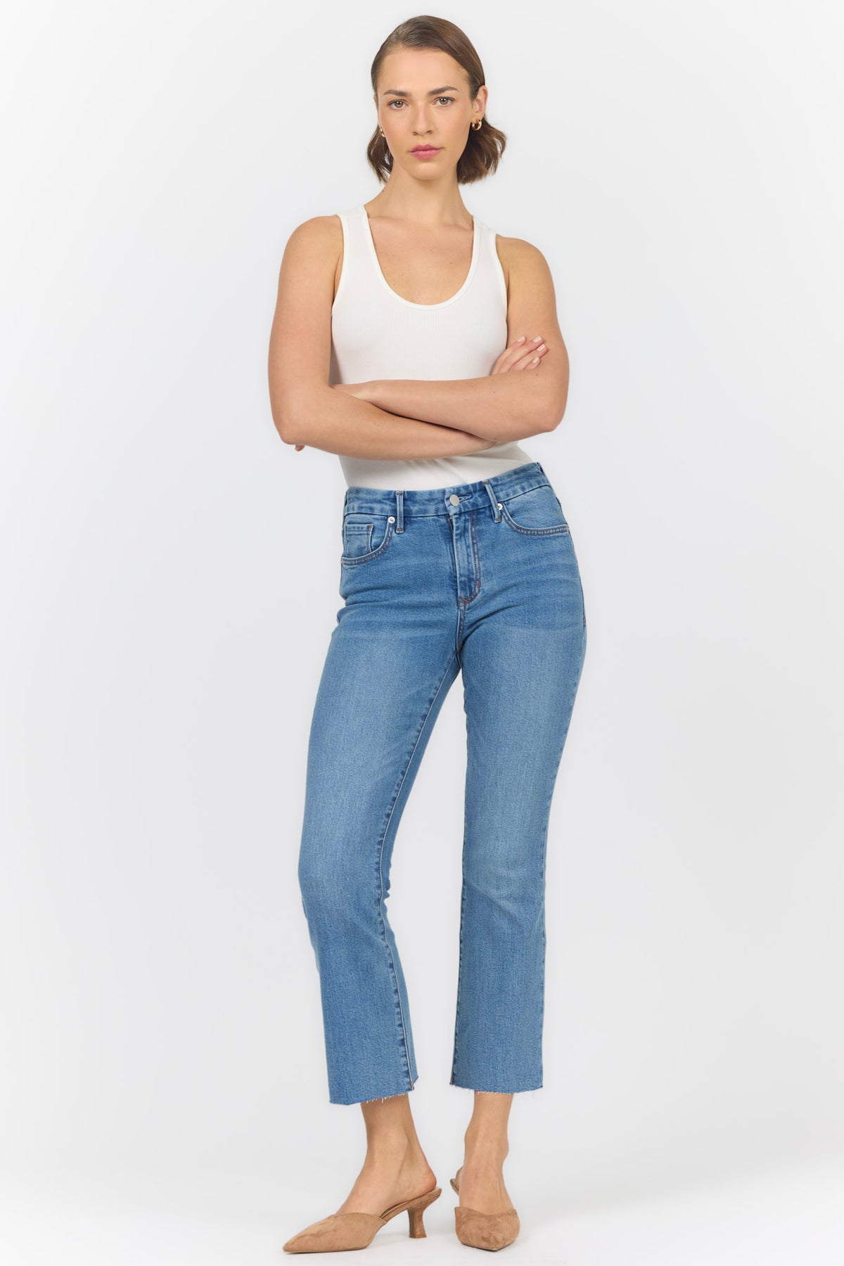 JEANNE FLARE JEAN BLUE — Dear John Denim