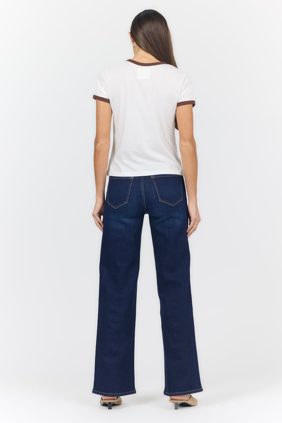 UNITY TEE WHITE AND BROWN — Dear John Denim