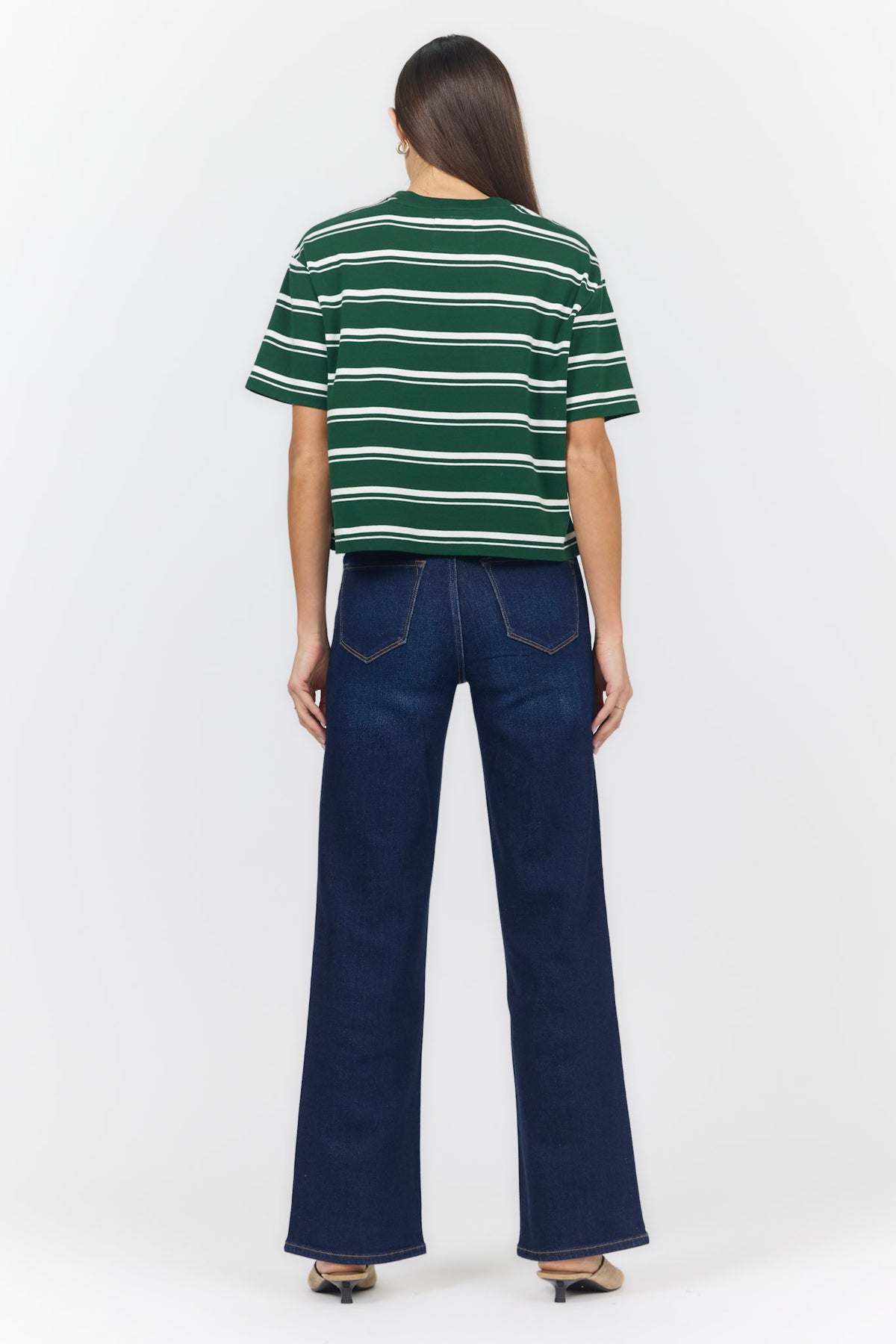 MADDOX TEE PINE STRIPE — Dear John Denim
