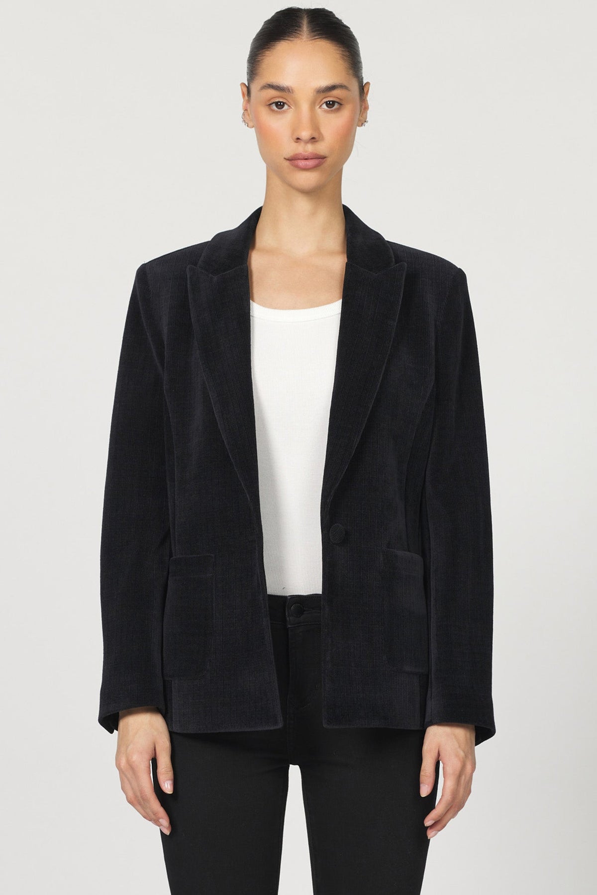 elfi-blazer-black — Dear John Denim