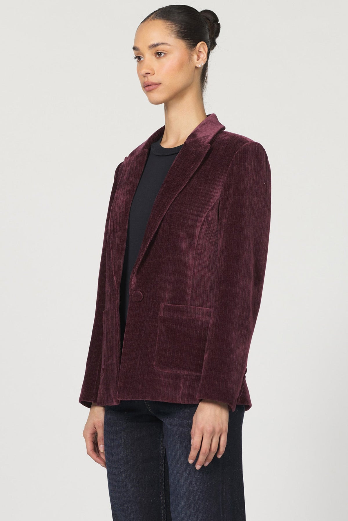 elfi-blazer-fig — Dear John Denim
