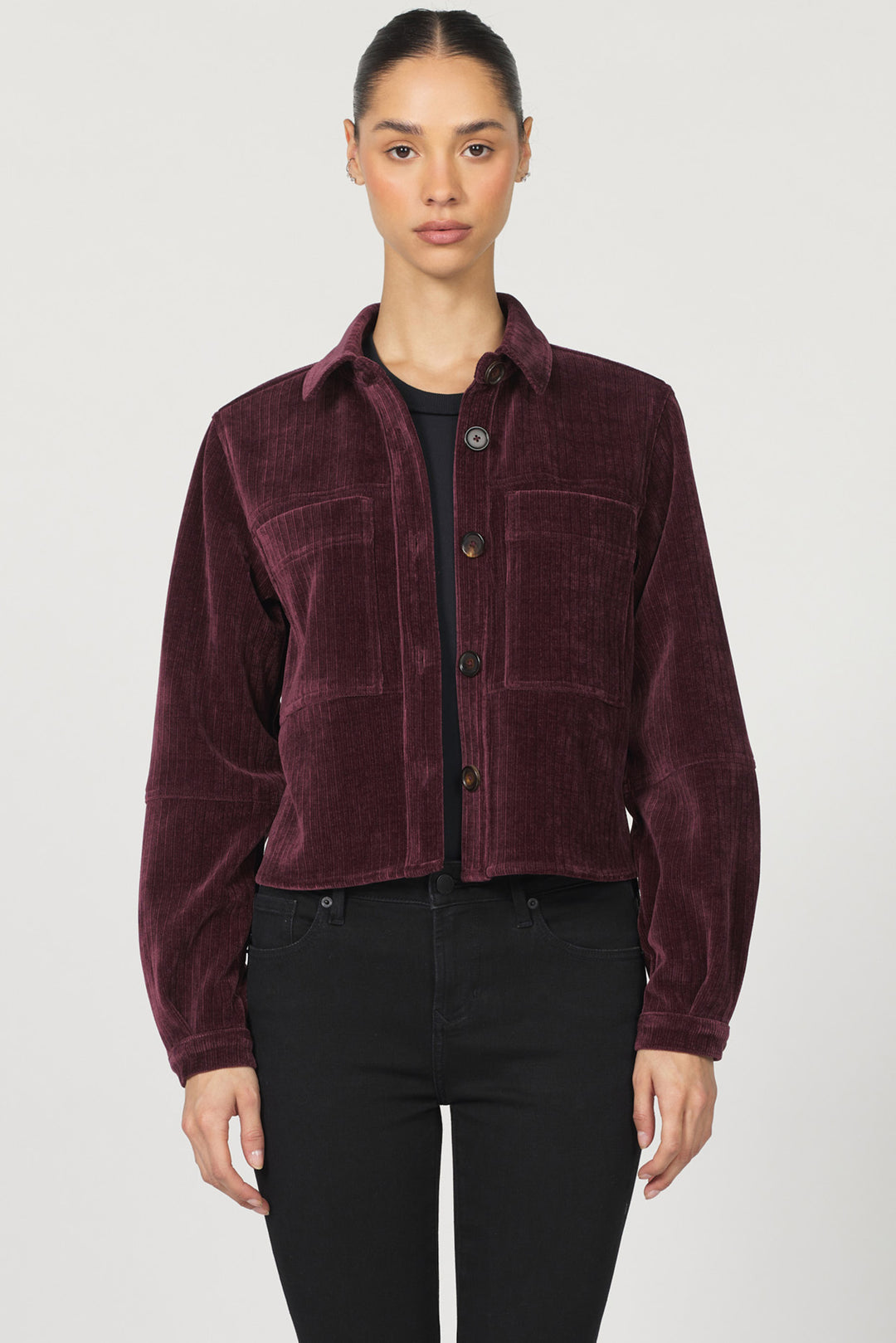 CROPPED GINA LONG SLEEVE JACKET