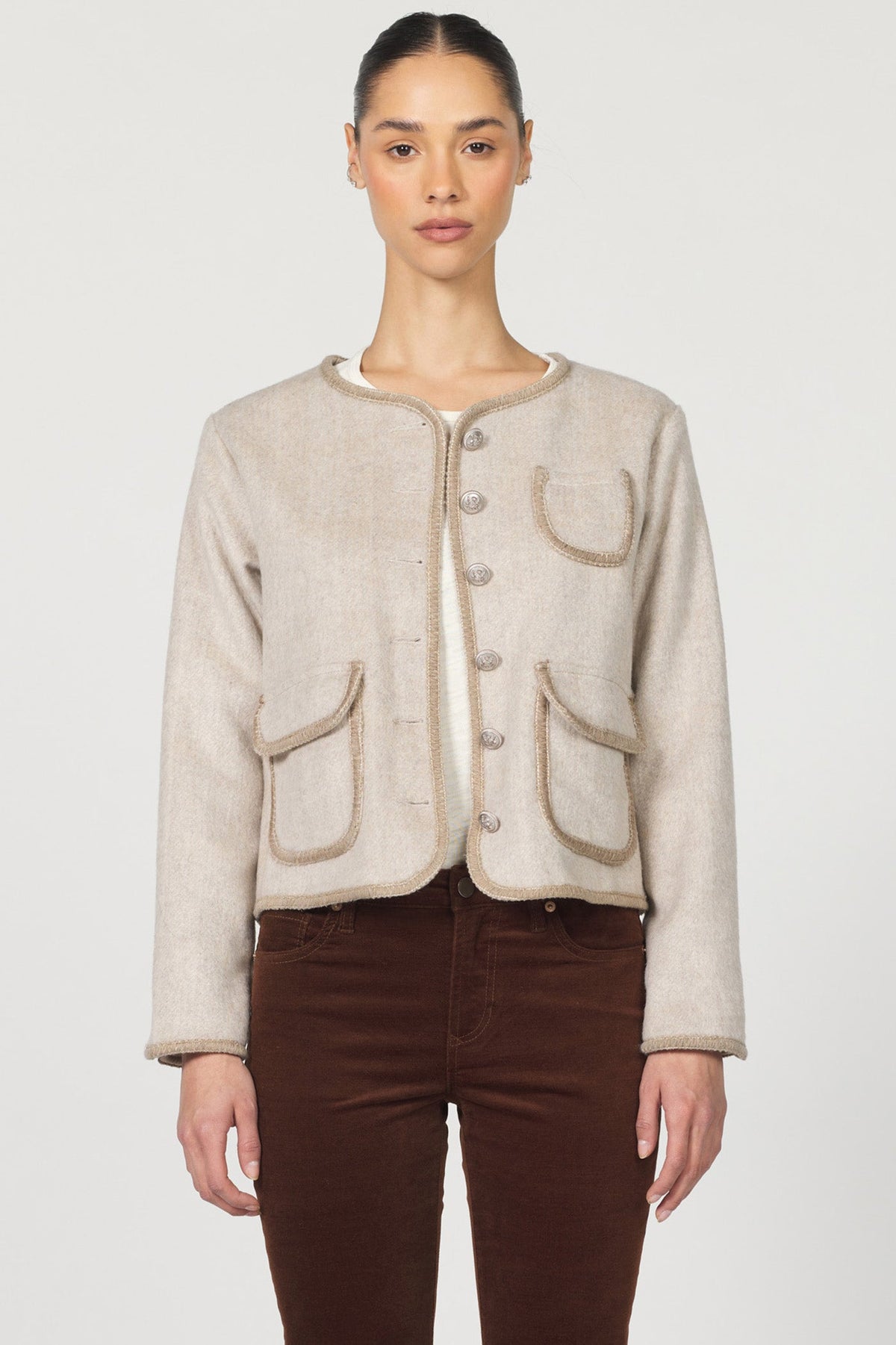 CREAM LATTE-DFJ8002CRT-1 — Dear John Denim