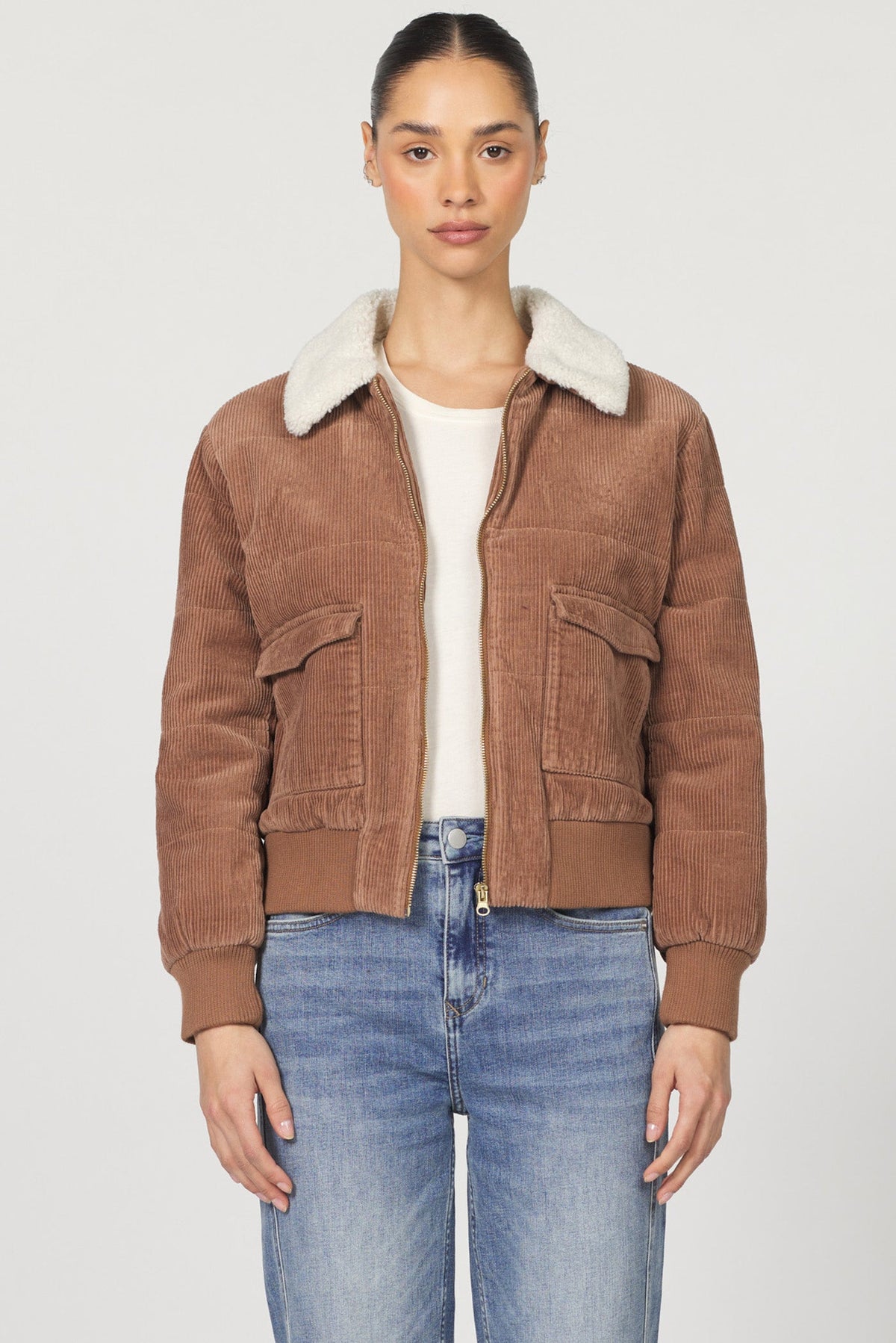 hallie-jacket-melted-butterscotch-corduroy — Dear John Denim