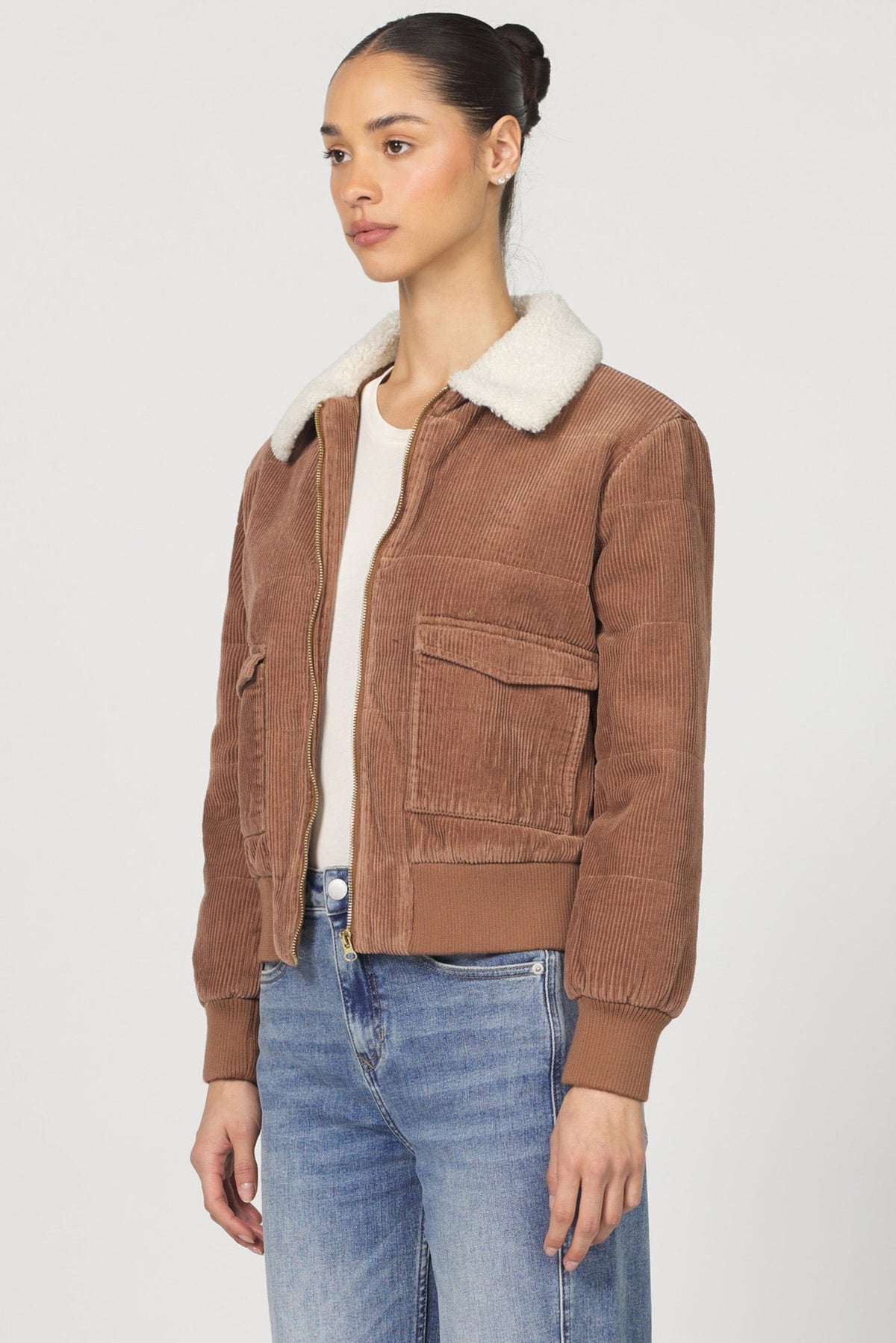 hallie-jacket-melted-butterscotch-corduroy — Dear John Denim