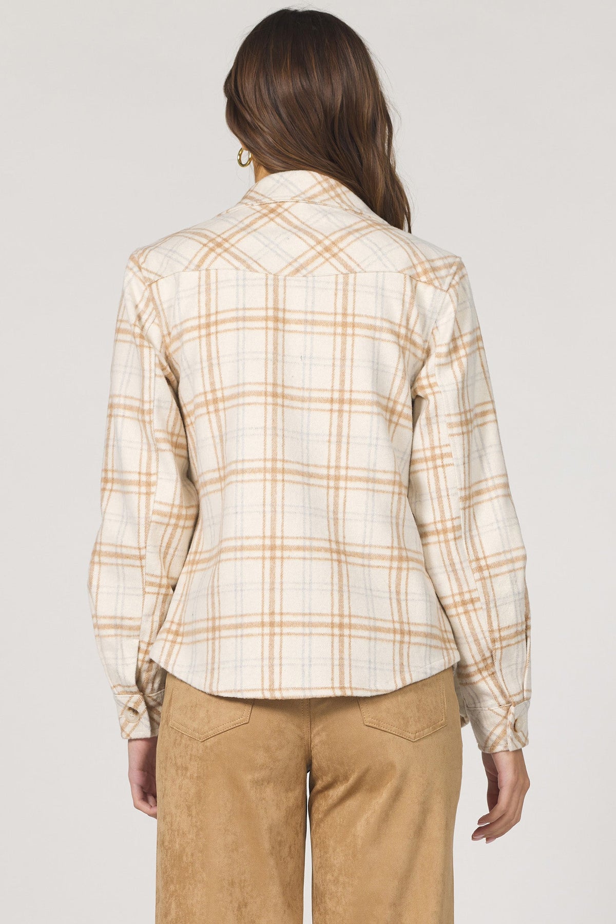 BROWN BLUE PLAID-DFJ8019BTC-3 — Dear John Denim
