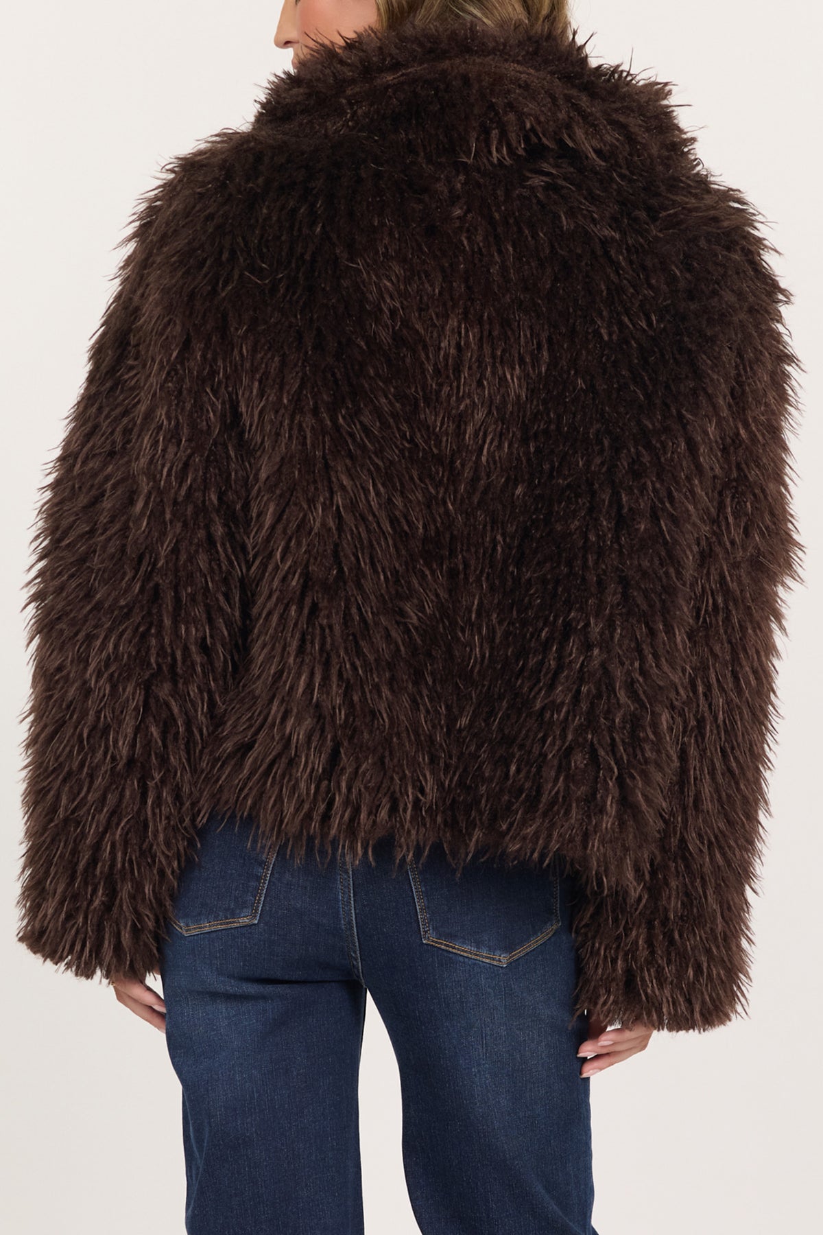 BARDOT LONG SLEEVE JACKETS SHAVED CHOCOLATE BACK — Dear John Denim