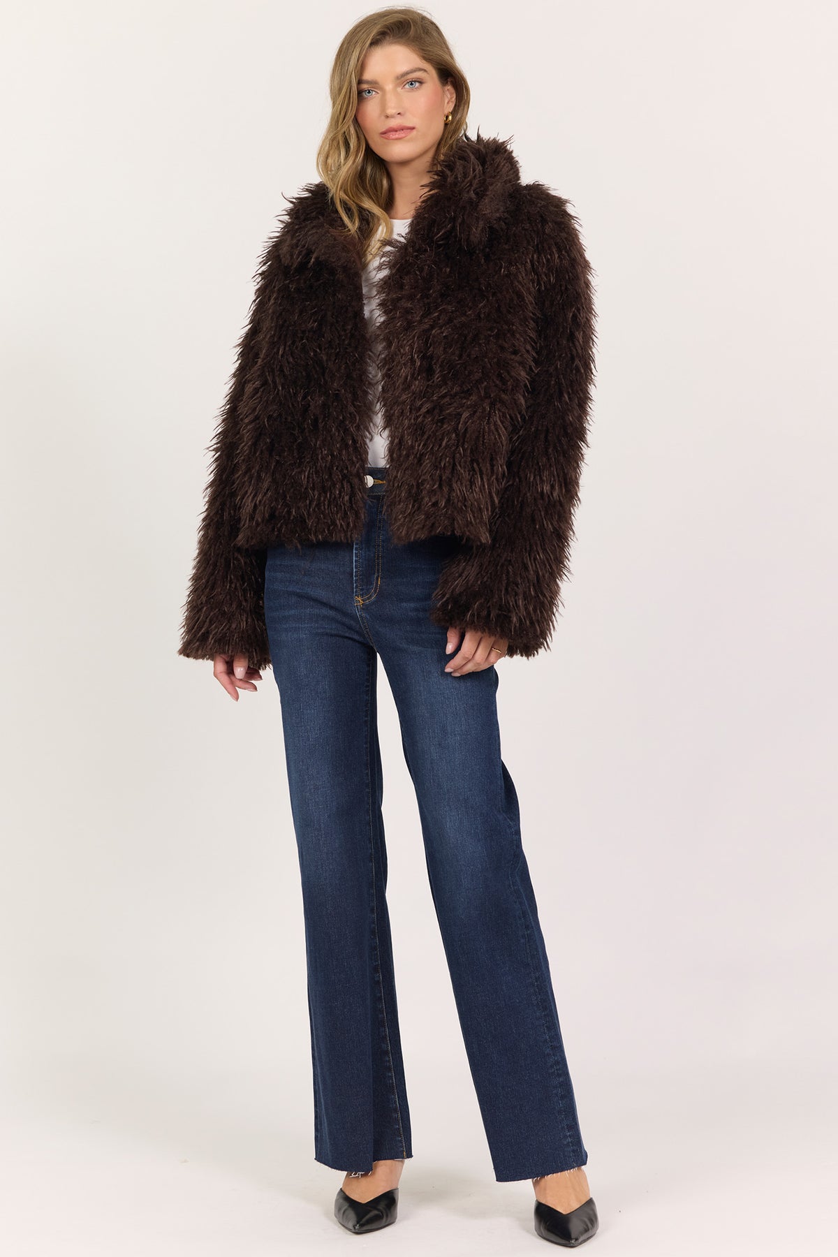BARDOT LONG SLEEVE JACKETS SHAVED CHOCOLATE FULL — Dear John Denim