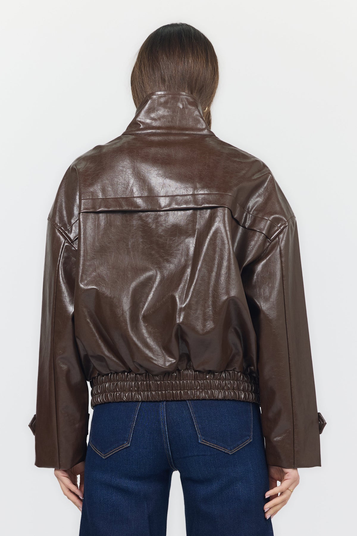 GREER JACKET SHAVED CHOCOLATE BACK — Dear John Denim