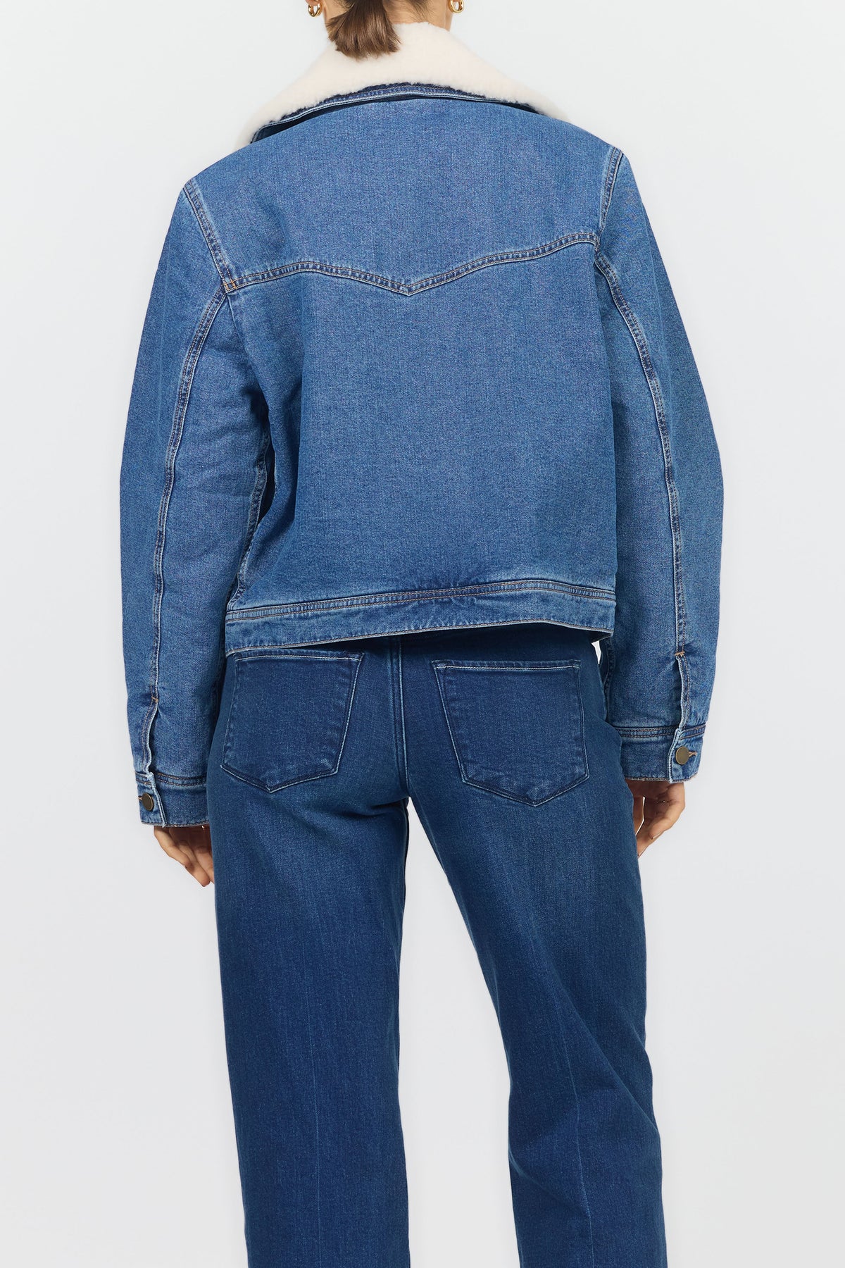 WAVERLY JACKET HEIRLOOM BLUE BACK — Dear John Denim