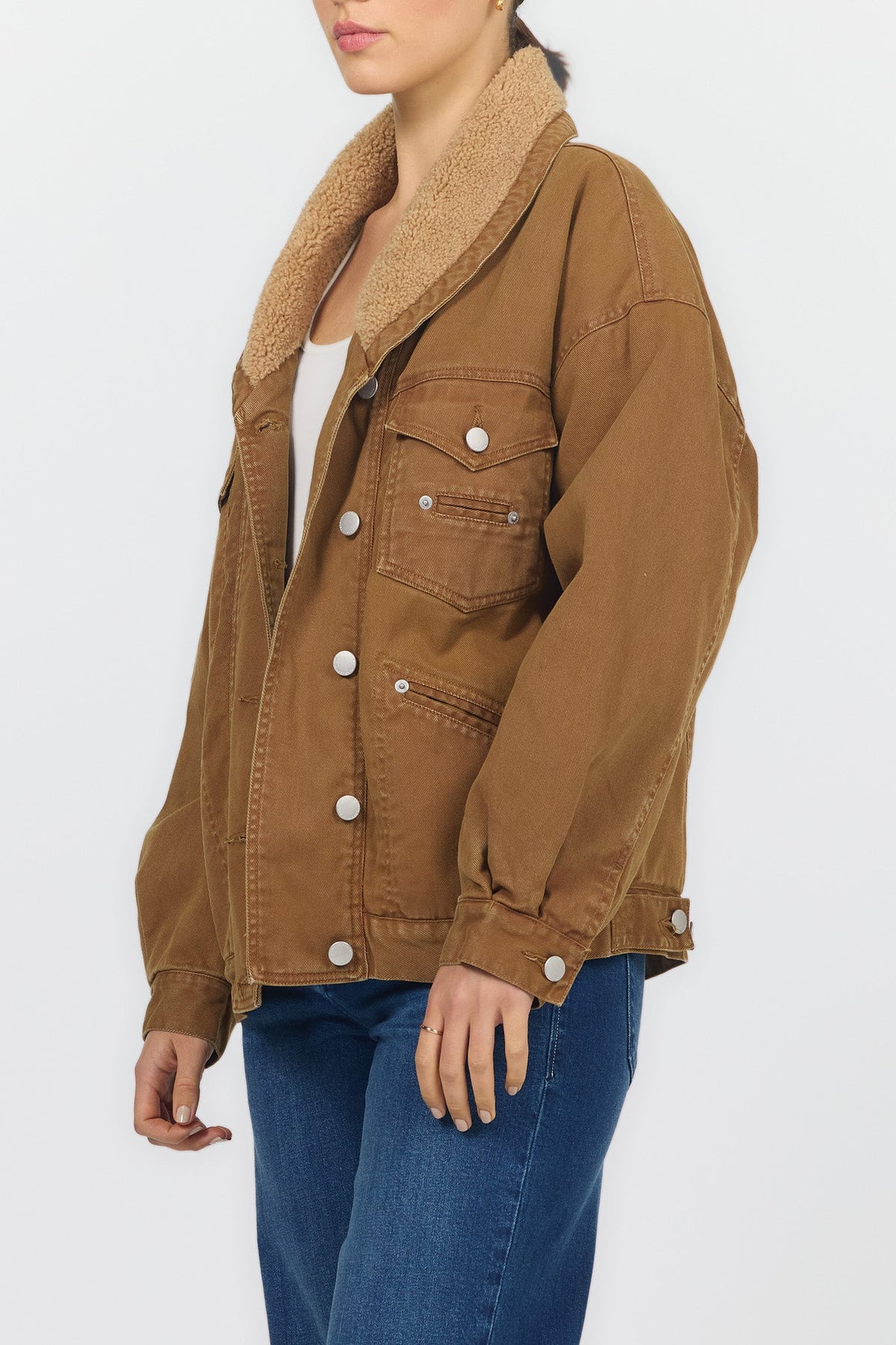 WINSLOW JACKET CARAMEL SIDE — Dear John Denim
