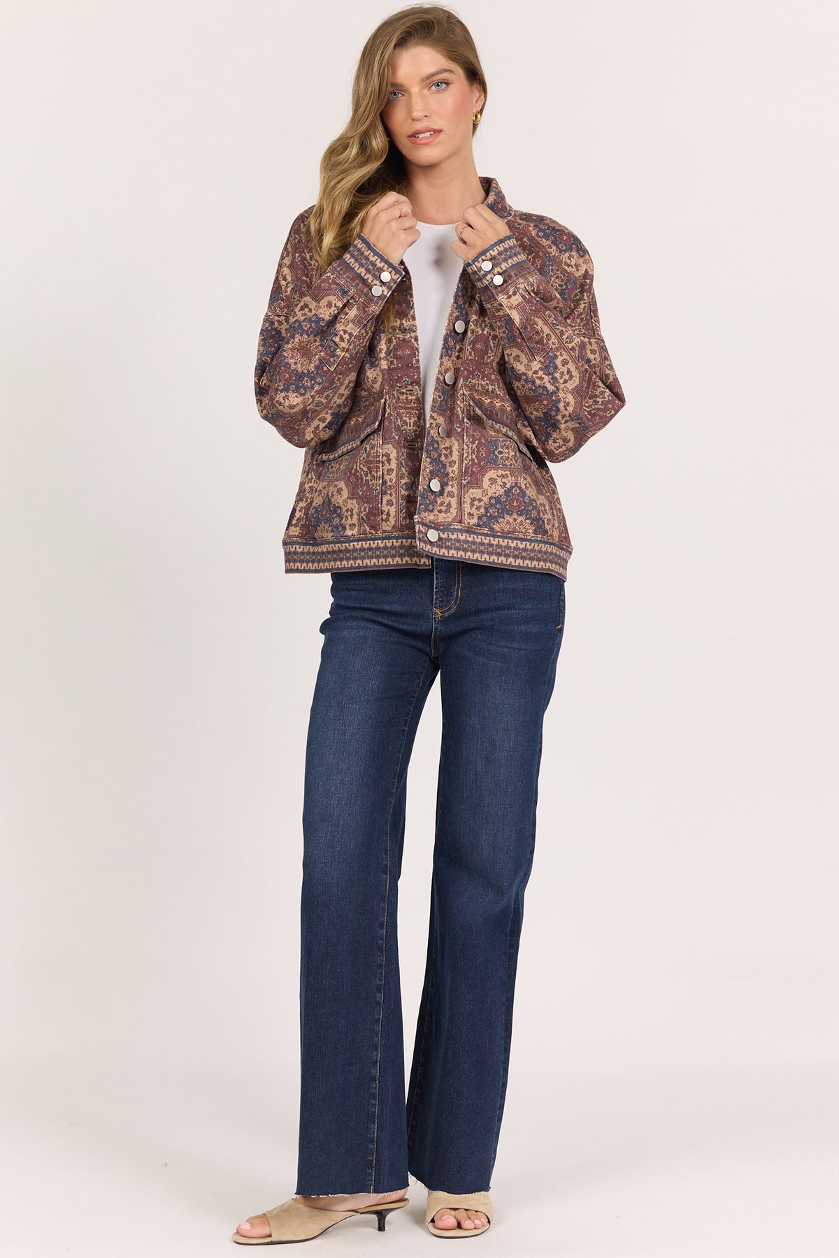 LEIGHTON LONG SLEEVE JACKETS PERSIAN TAPESTRY FULL — Dear John Denim