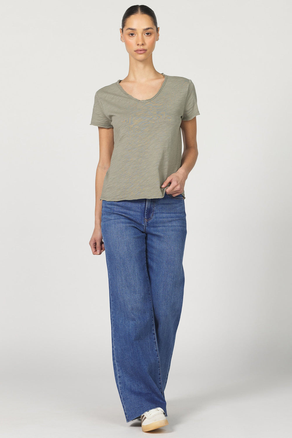 VANYA SHORT SLEEVE TEE VETIVER FULL