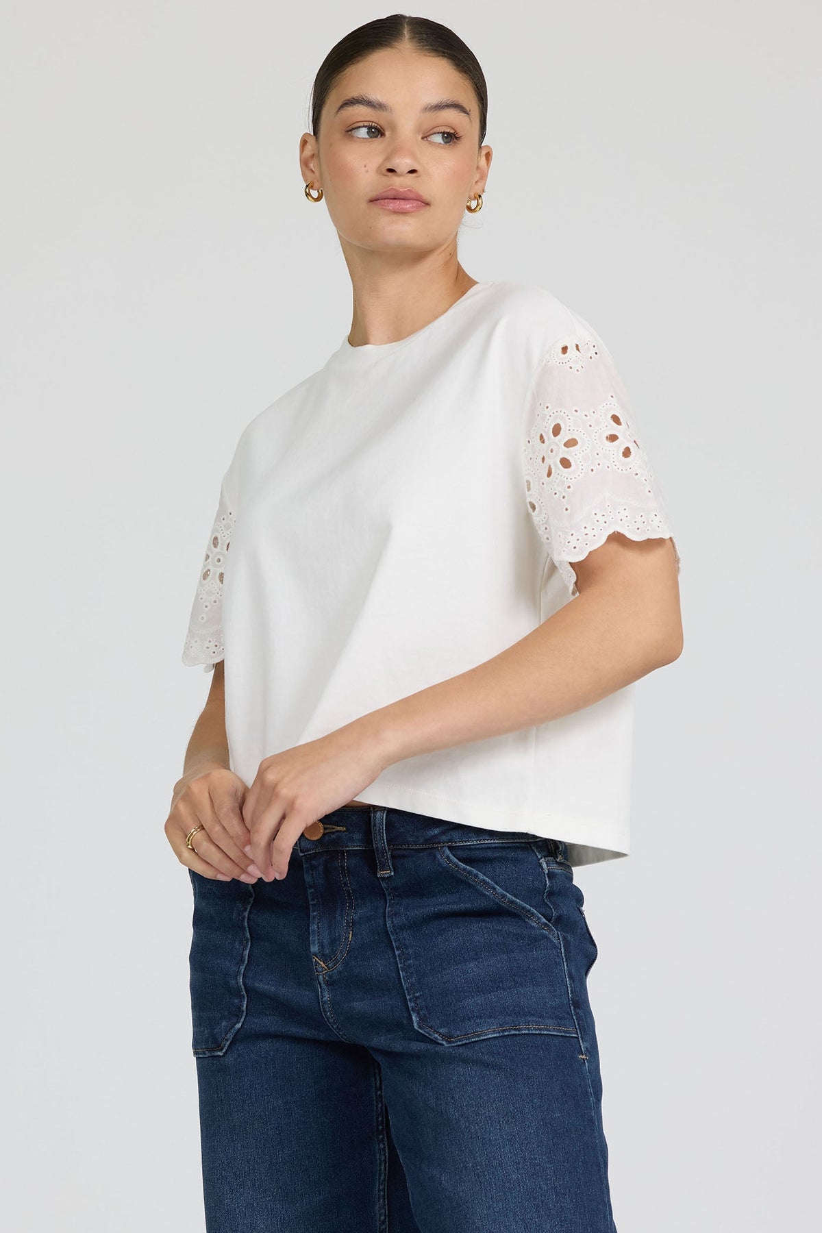 RIVIERA WHITE-DKN2123RWH-3 — Dear John Denim