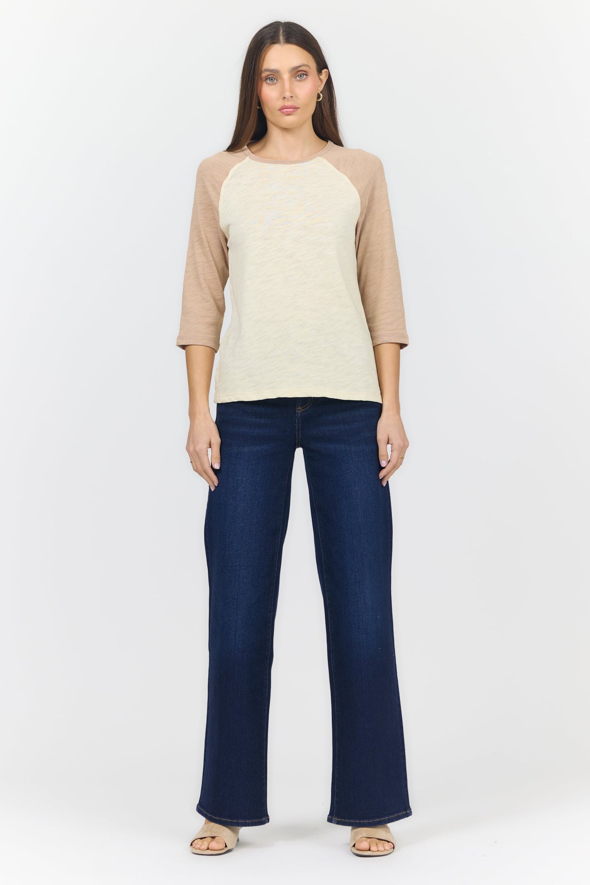 SONOMA TEE WARM TAUPE/RUTABAGA FULL — Dear John Denim