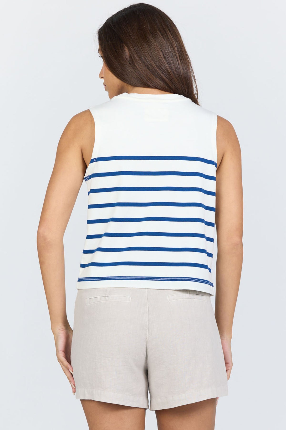 CREAM/NAVY STRIPE-DKN2195CNE-4 — Dear John Denim