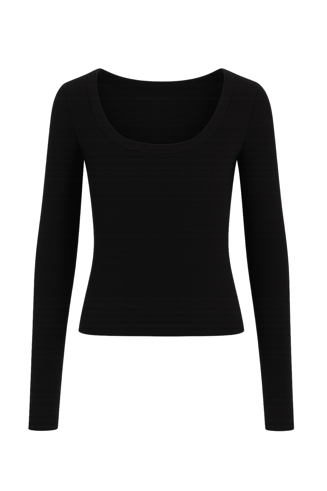 SELENE SCOOP NECK LONG SLEEVE TEE
