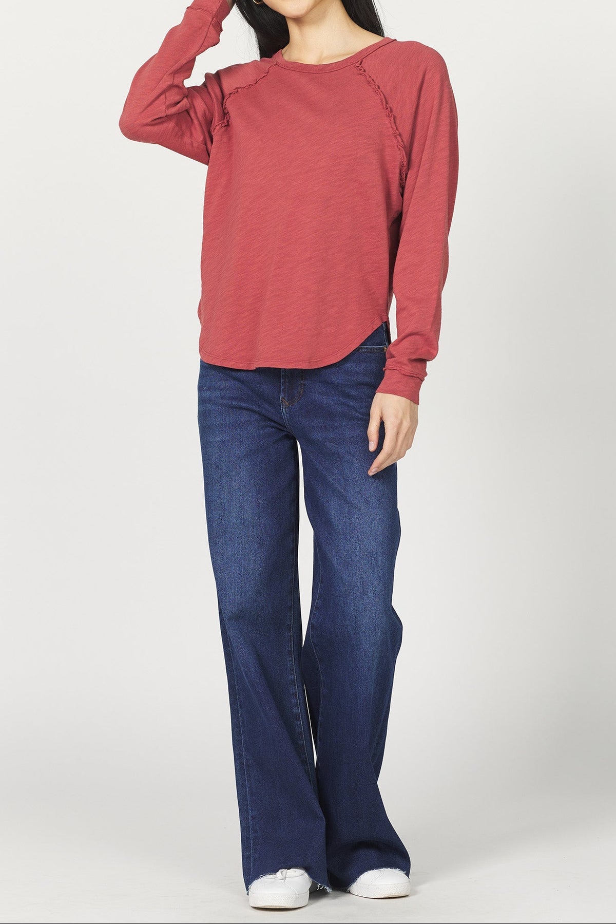 kira-top-red-ochre — Dear John Denim