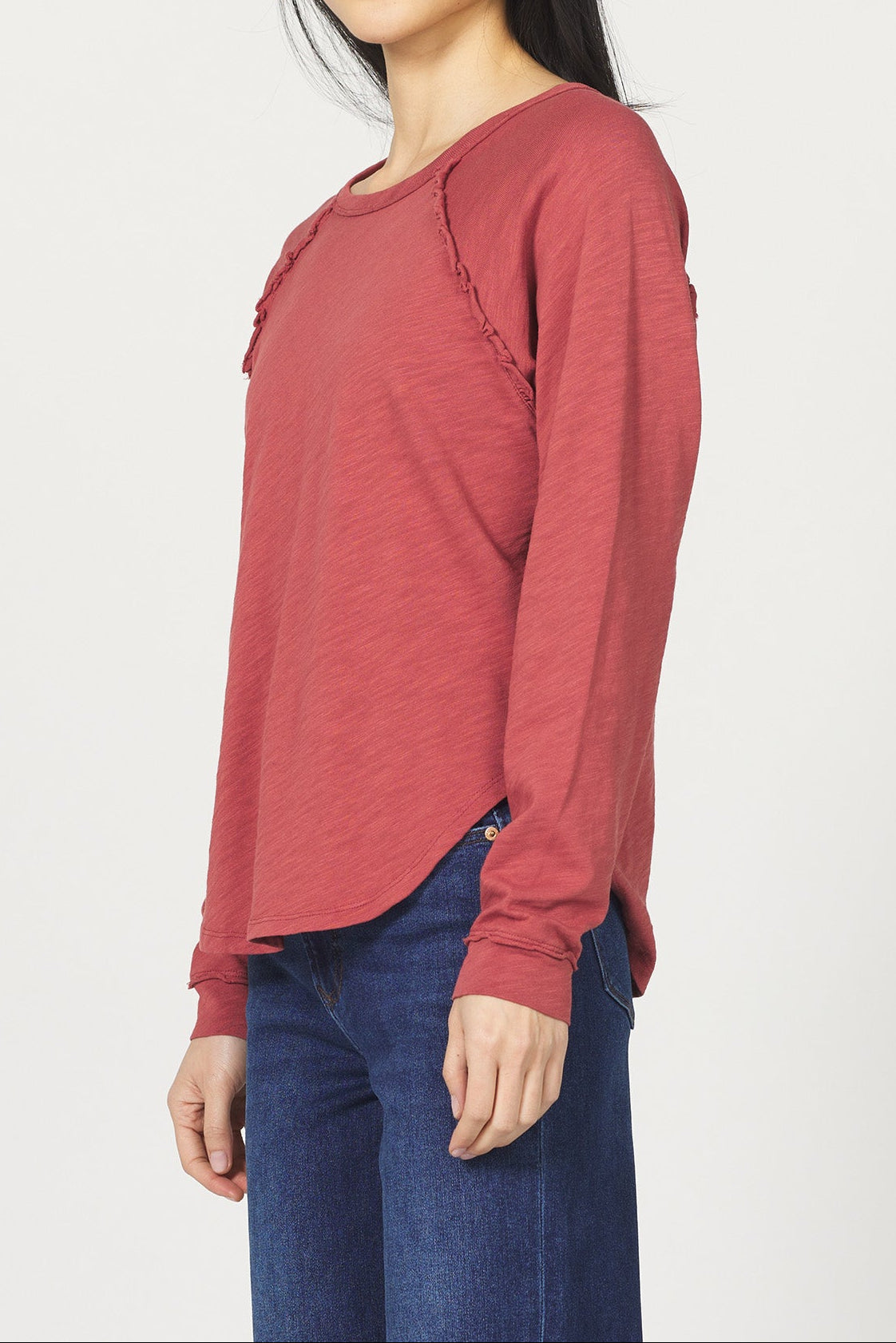 kira-top-red-ochre — Dear John Denim
