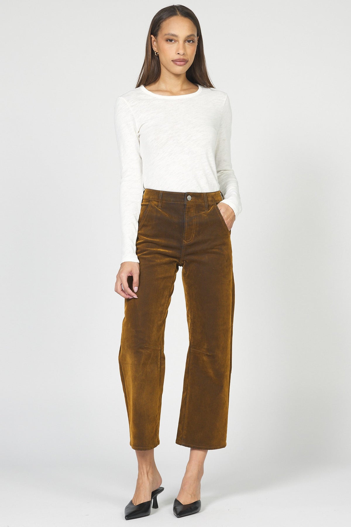 BROWN-DPM26E129BRN-2 — Dear John Denim