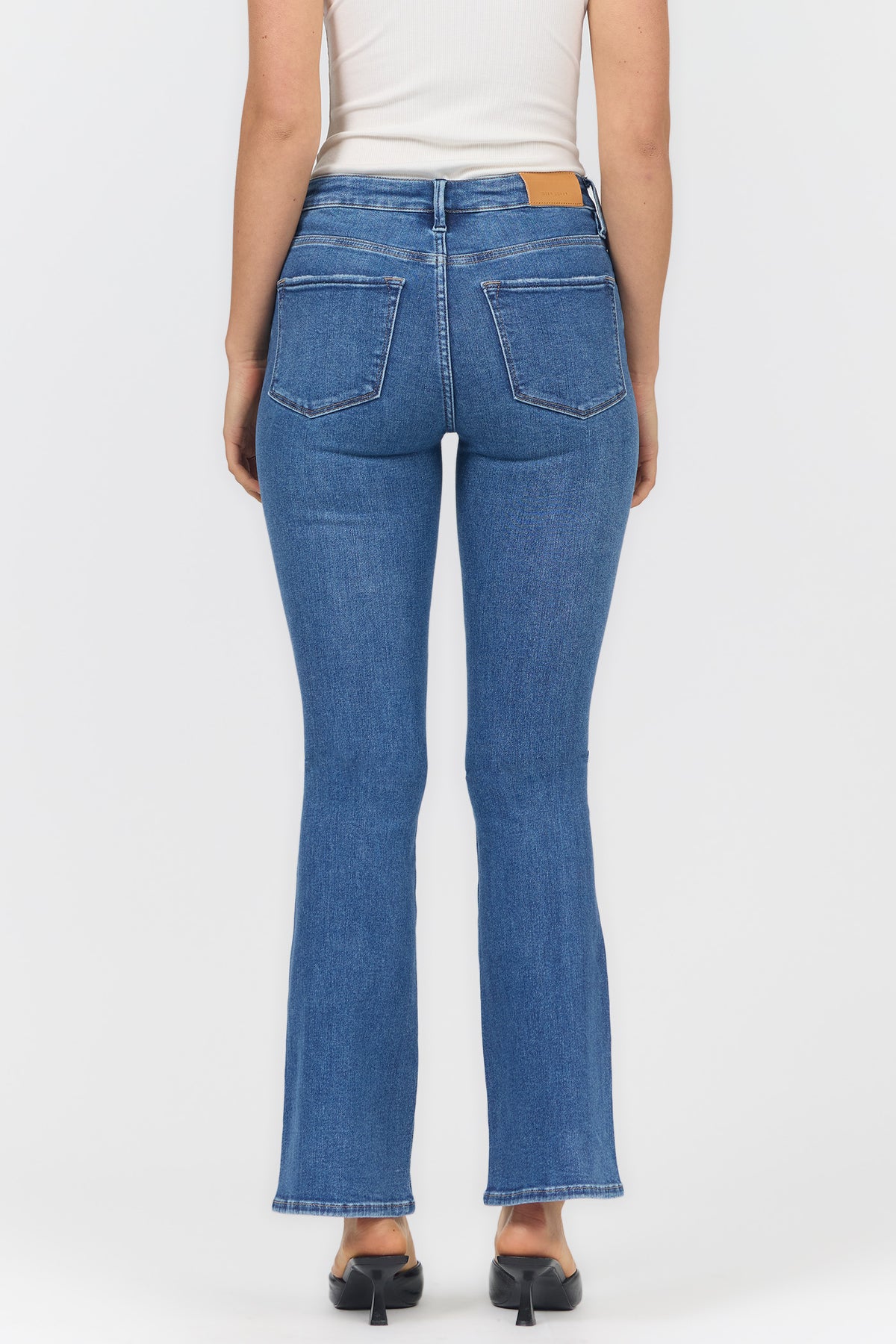 JAXTYN MID RISE BOOTCUT JEANS CRESSON BACK — Dear John Denim