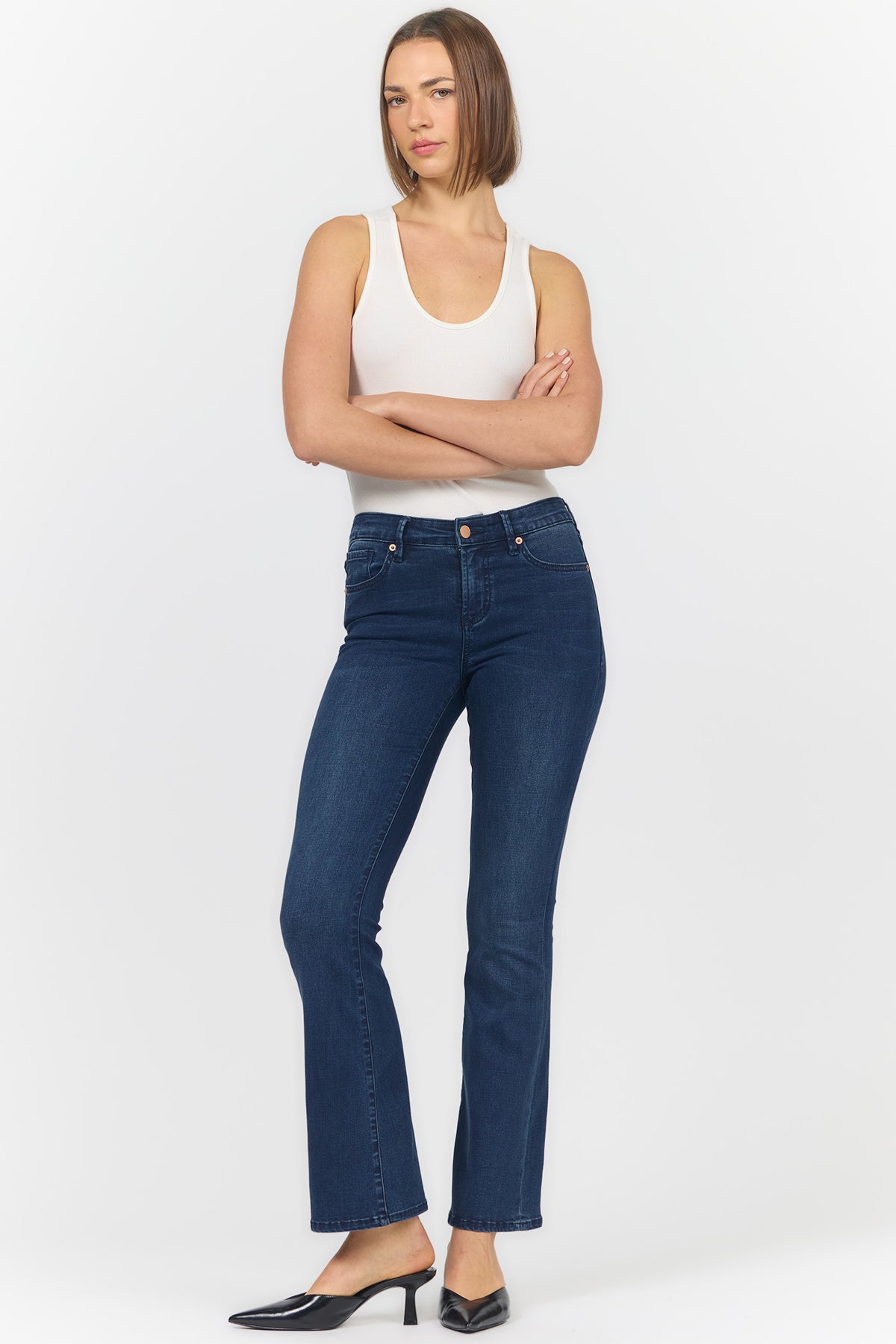 JAXTYN MID RISE BOOTCUT JEANS PRINCESS FULL — Dear John Denim