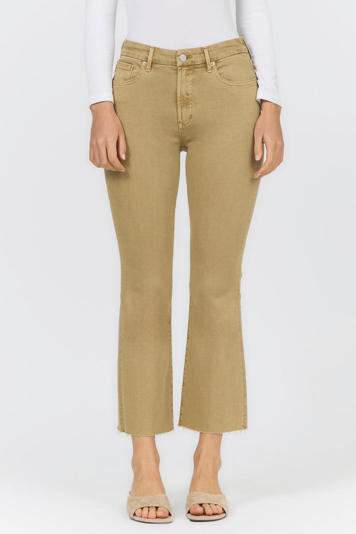 JEANNE FLARE JEAN KHAKI — Dear John Denim
