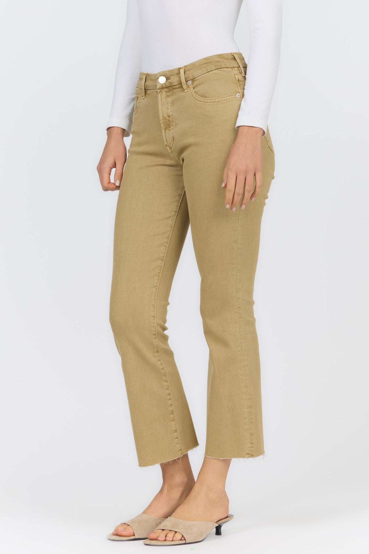 JEANNE FLARE JEAN KHAKI — Dear John Denim