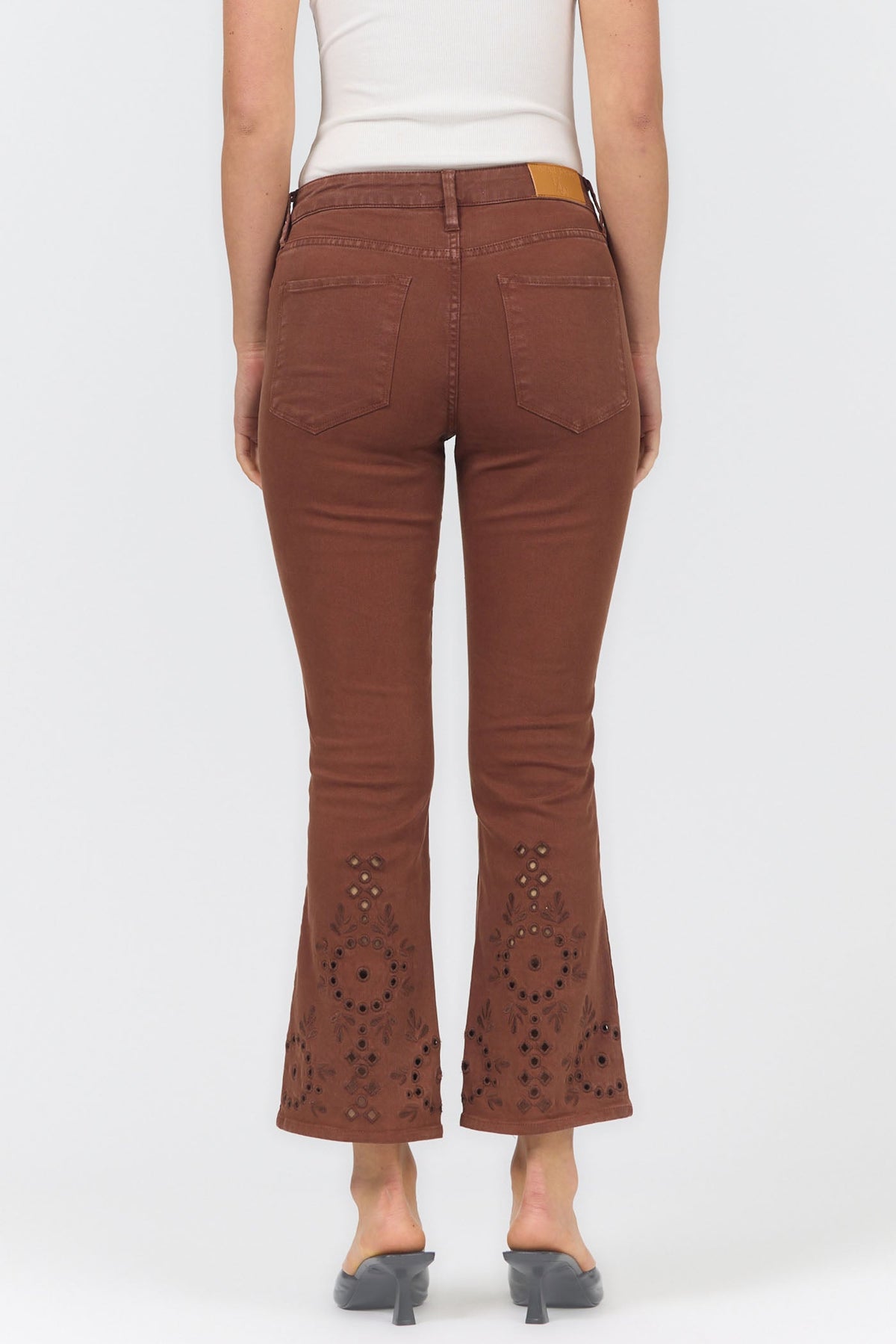 JEANNE FLARE JEAN CAPPUCCINO BACK — Dear John Denim