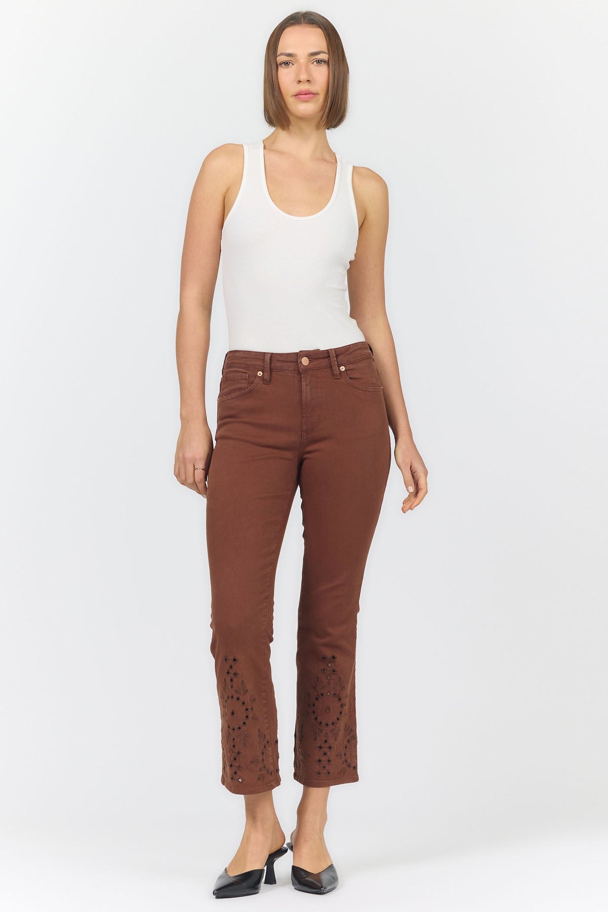 JEANNE FLARE JEAN CAPPUCCINO FULL — Dear John Denim
