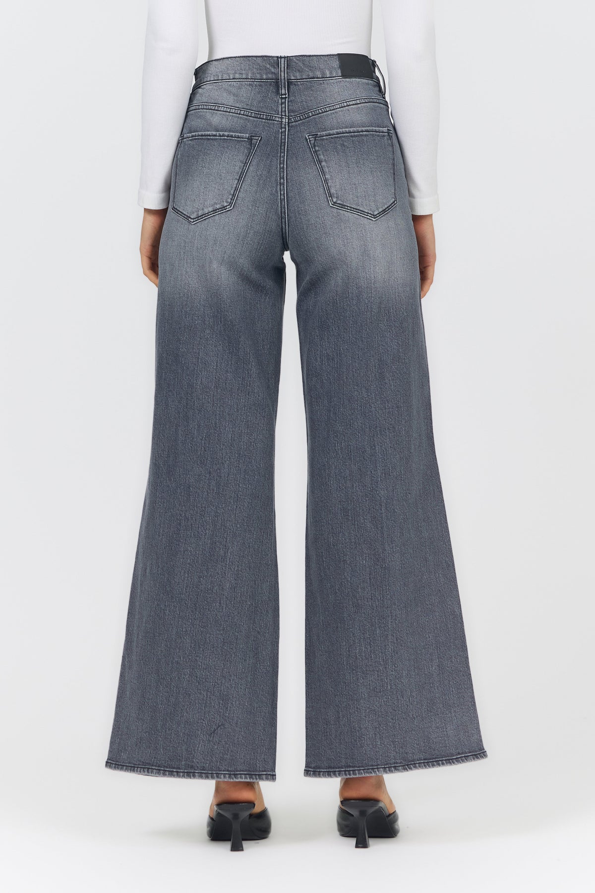 CELESTE WIDE LEG JEAN EMP BACK — Dear John Denim