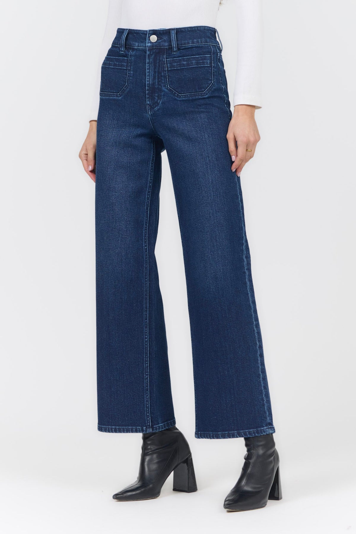 HOLLY STRAIGHT LEG JEAN KATRINA SIDE — Dear John Denim