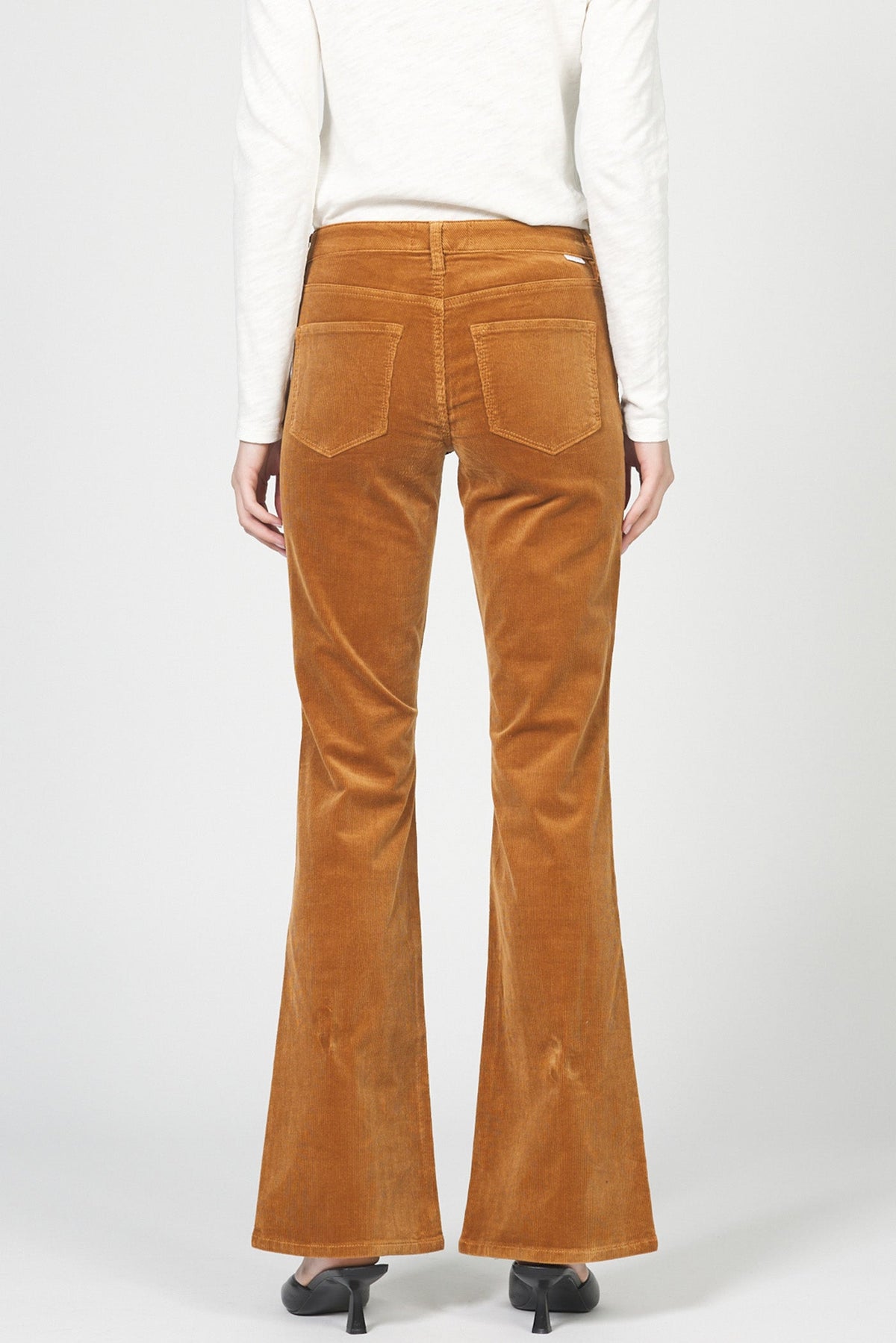 rosa-flare-pant-cashew-corduroy — Dear John Denim
