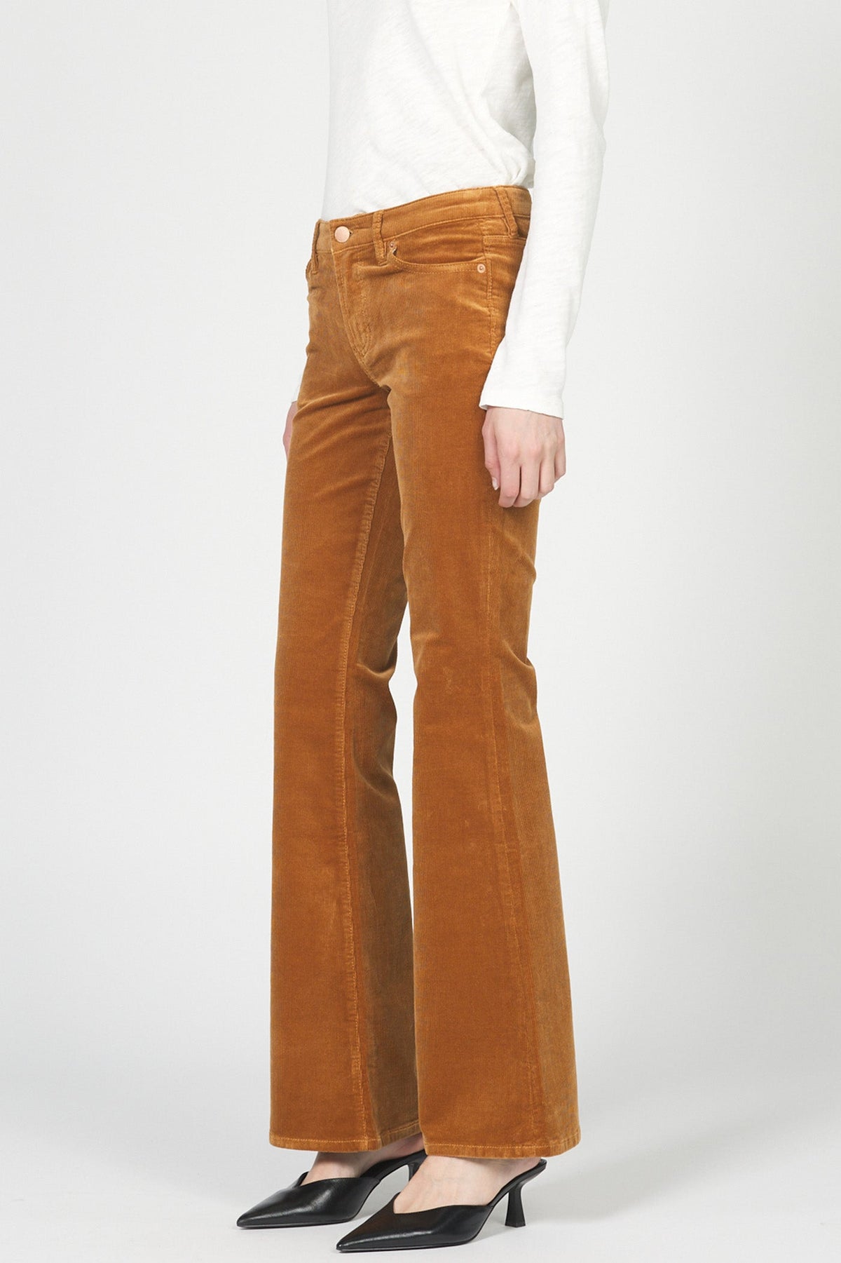 rosa-flare-pant-cashew-corduroy — Dear John Denim