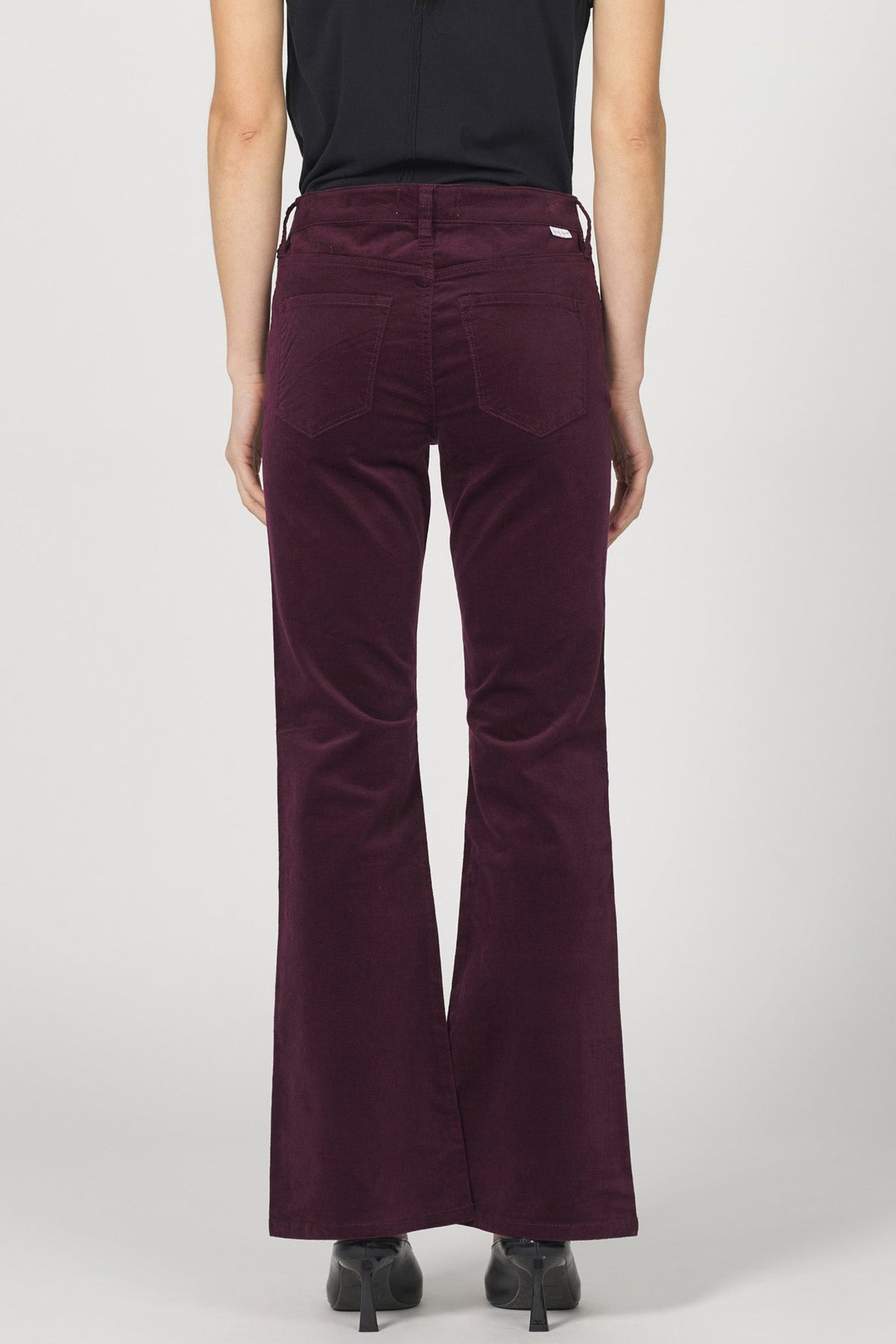 rosa-flare-pant-fig-velvet — Dear John Denim