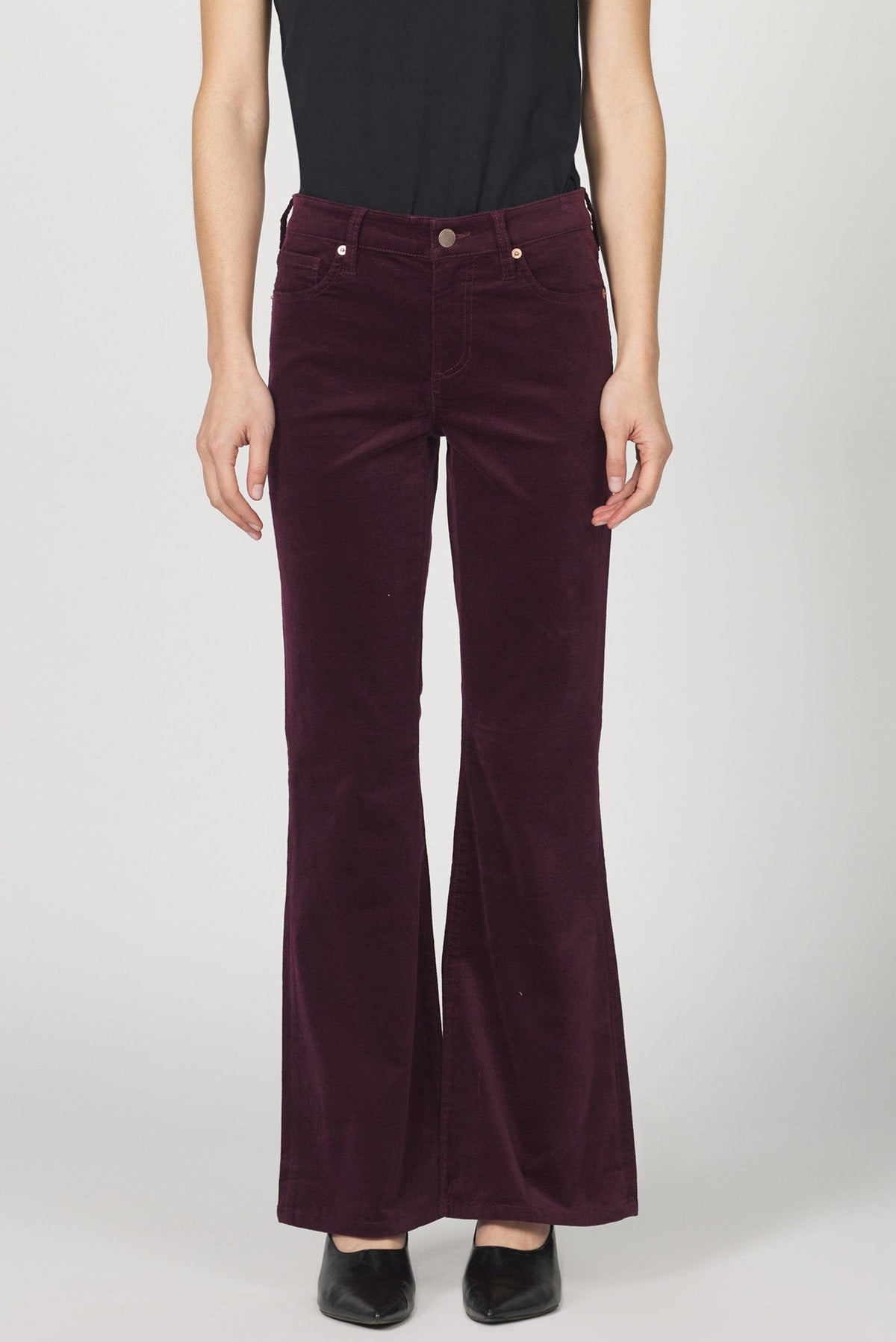 rosa-flare-pant-fig-velvet — Dear John Denim