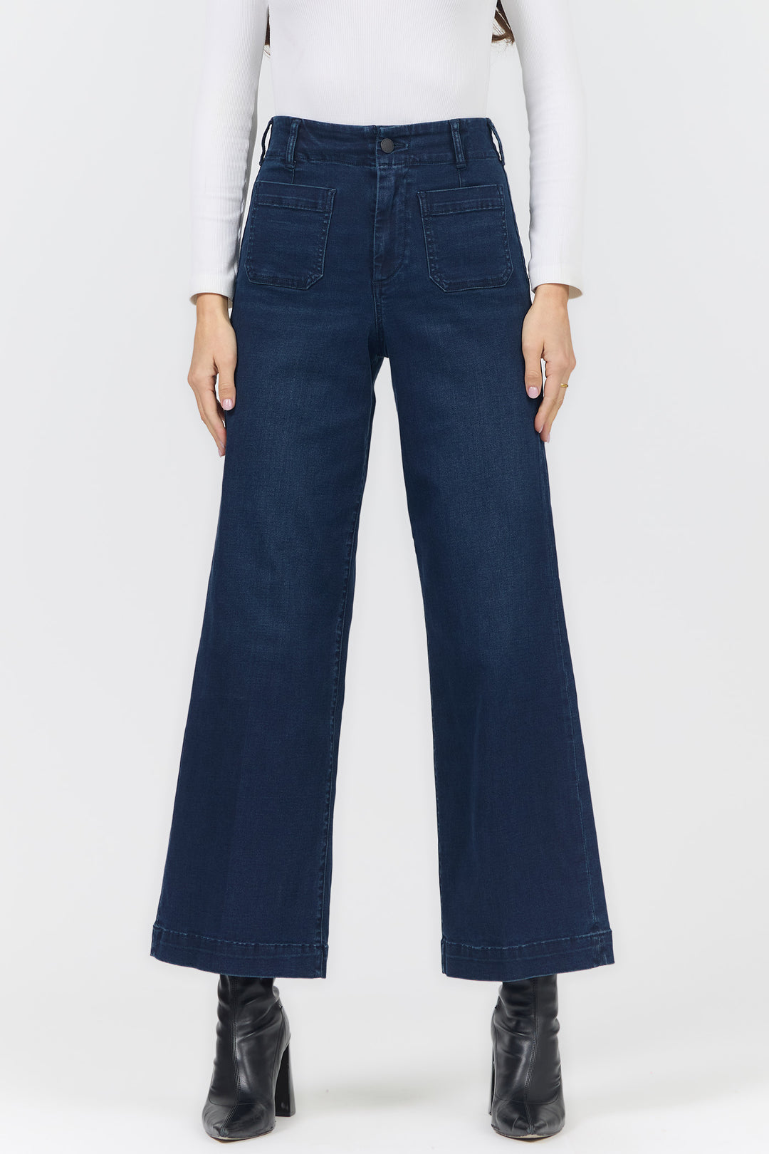 AUDREY HIGH RISE WIDE LEG JEAN