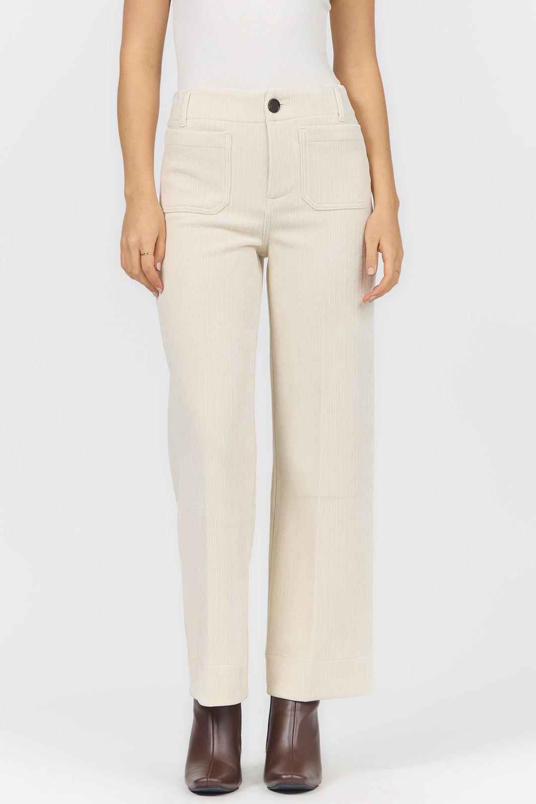 AUDREY HIGH RISE WIDE LEG PANT