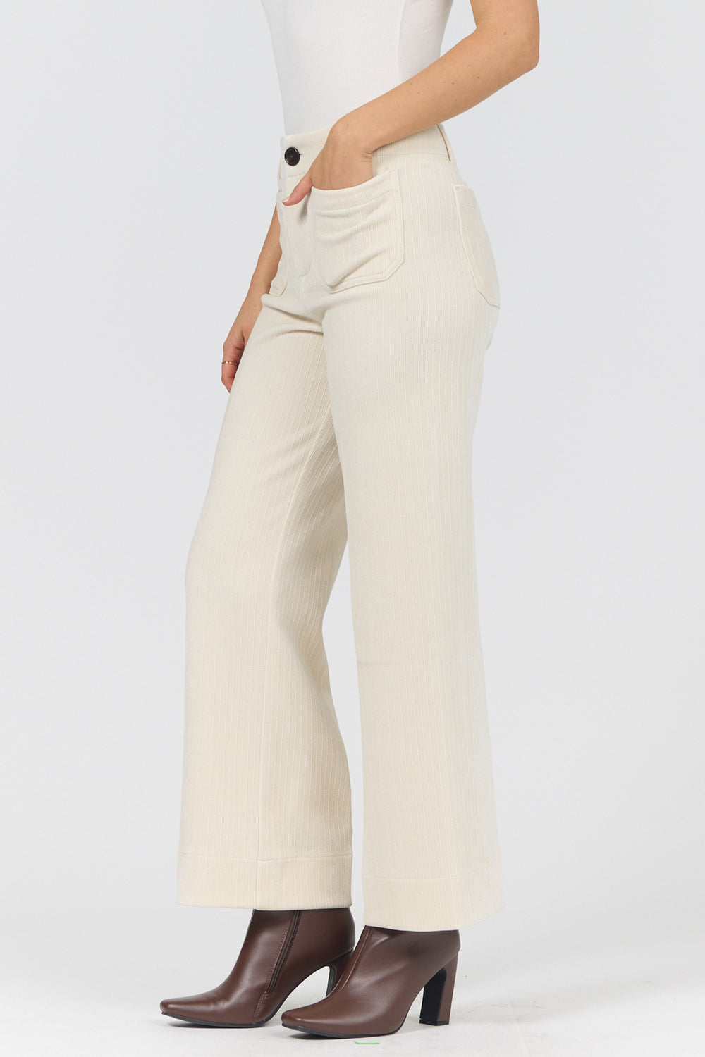 AUDREY HIGH RISE WIDE LEG PANT