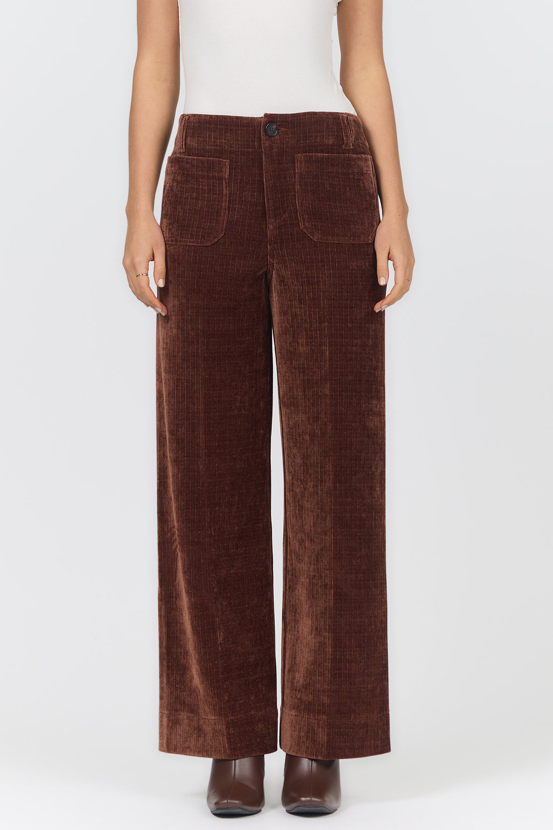 AUDREY HIGH RISE WIDE LEG PANT