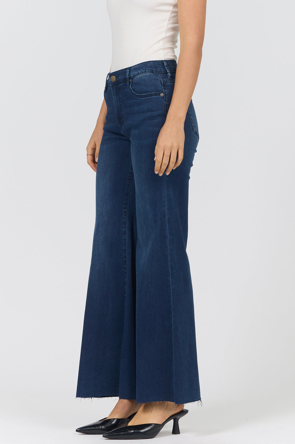 HENDRIX MID RISE WIDE LEG JEAN