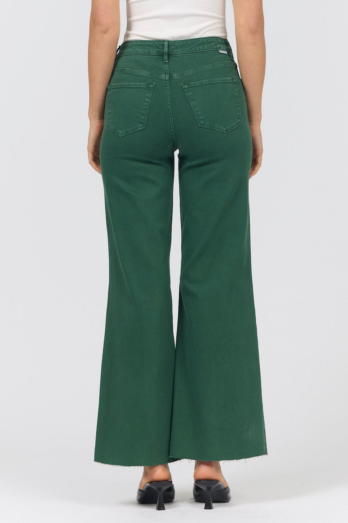 FIONA WIDE LEG JEAN PINENEEDLE — Dear John Denim