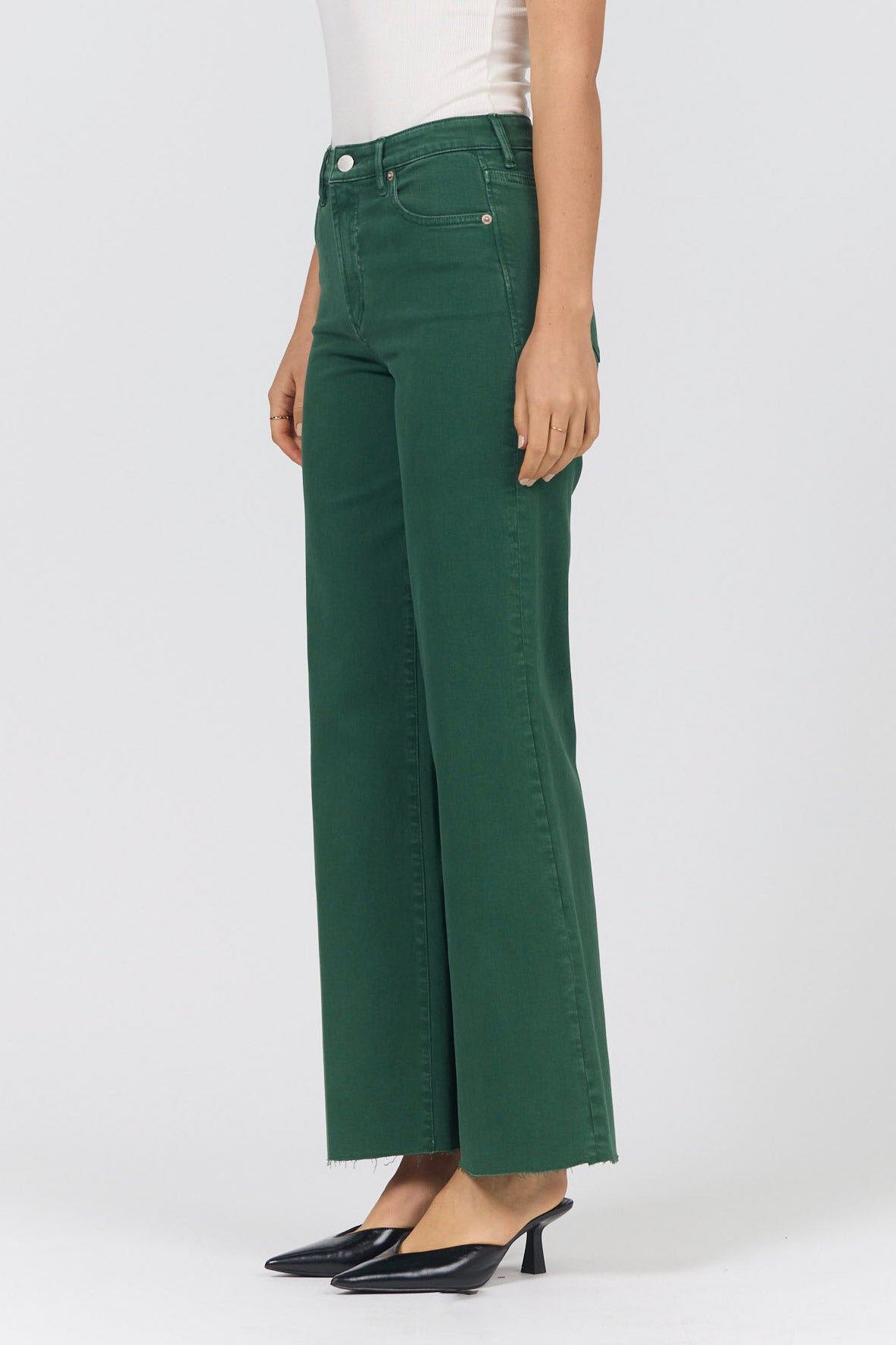 FIONA WIDE LEG JEAN PINENEEDLE — Dear John Denim