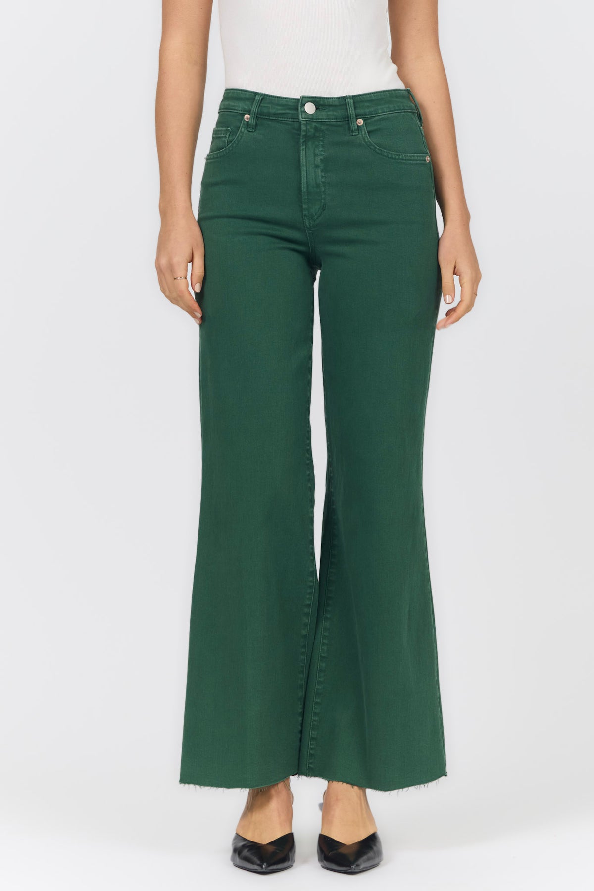 FIONA WIDE LEG JEAN PINENEEDLE — Dear John Denim